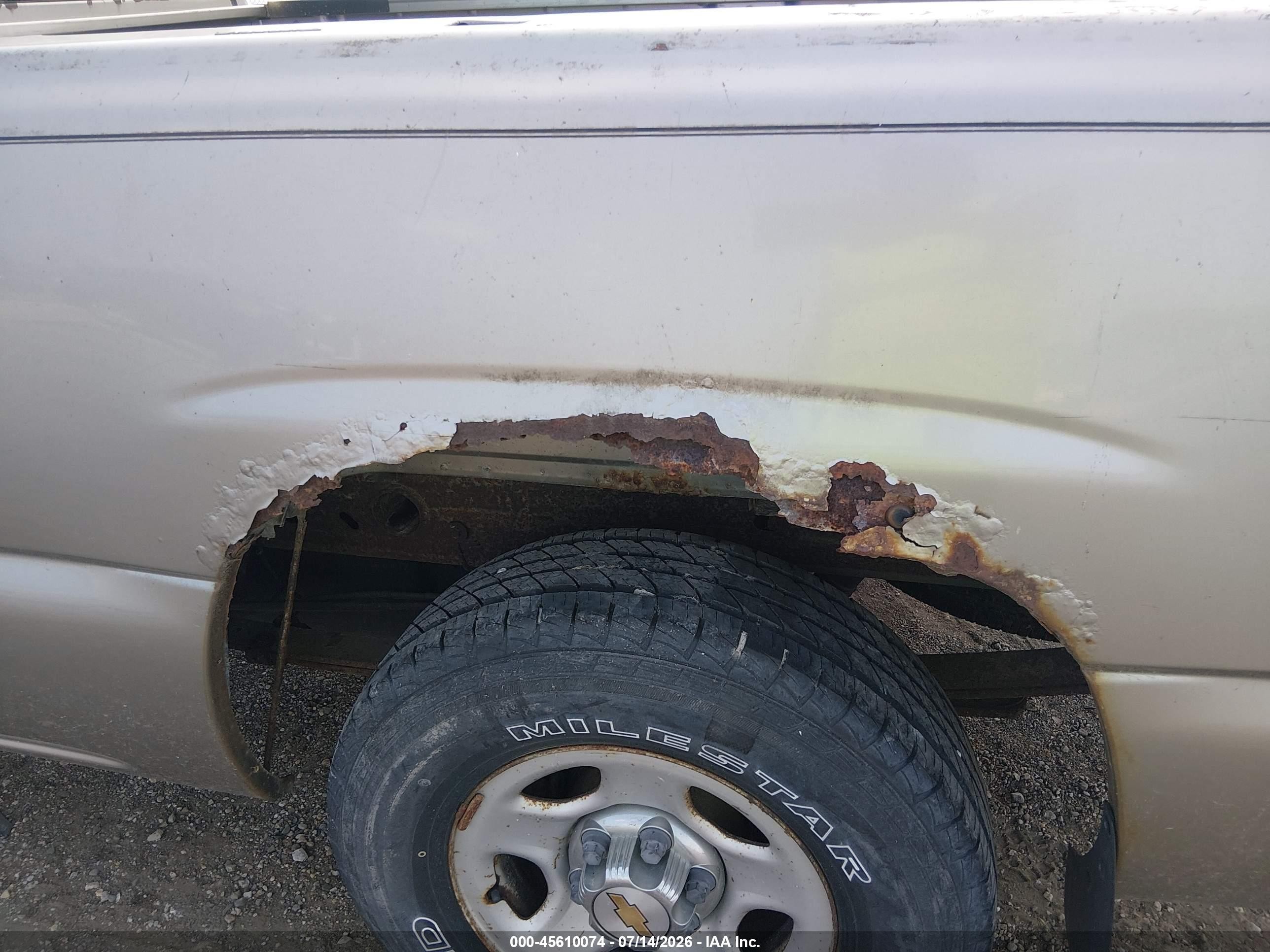 2001 Chevrolet Silverado 1500   Gray vin: 1GCEC14WX1Z103960