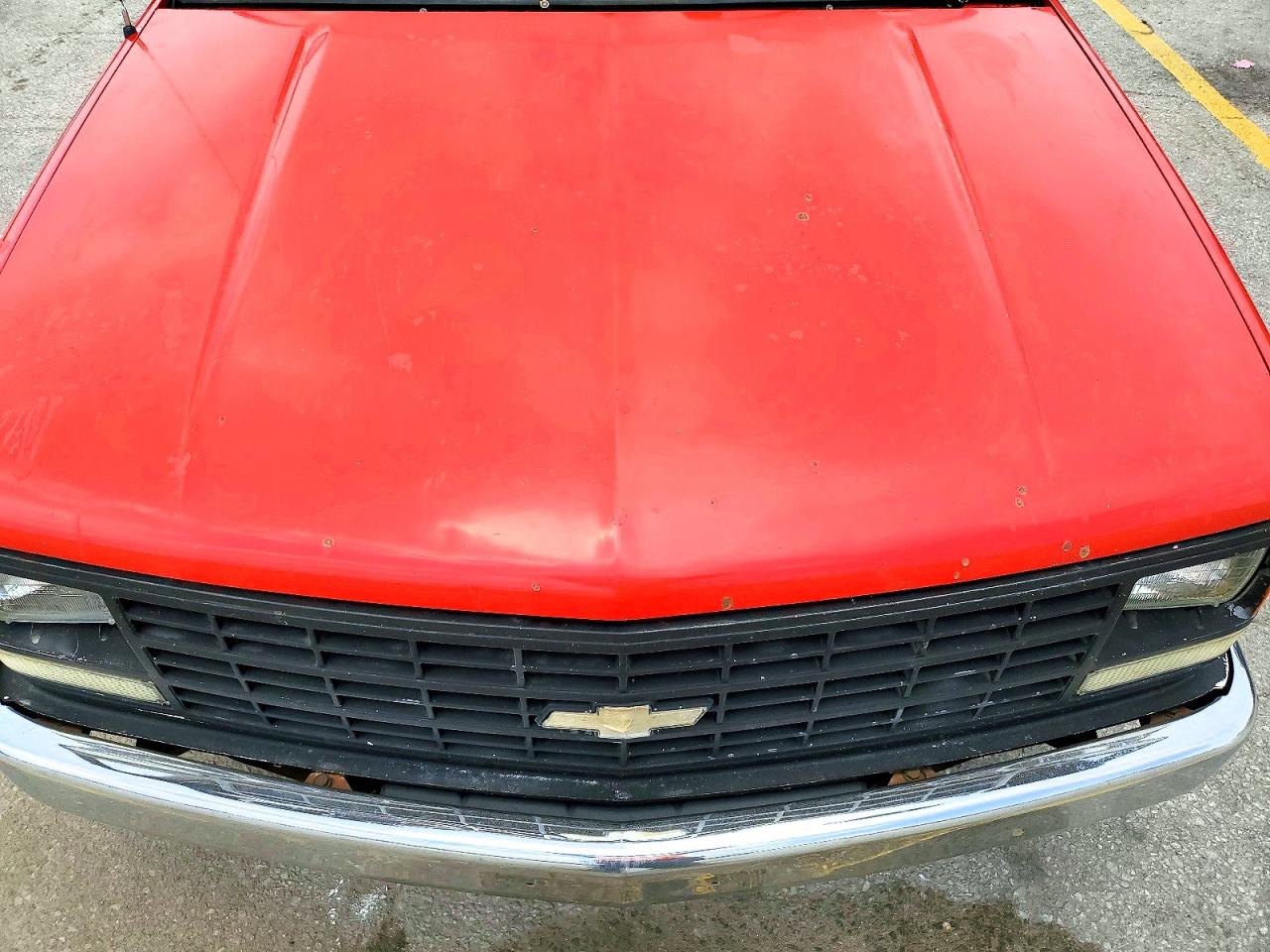 1996 Chevrolet Gmt-400 C1500 Red vin: 1GCEC14WXTZ137013