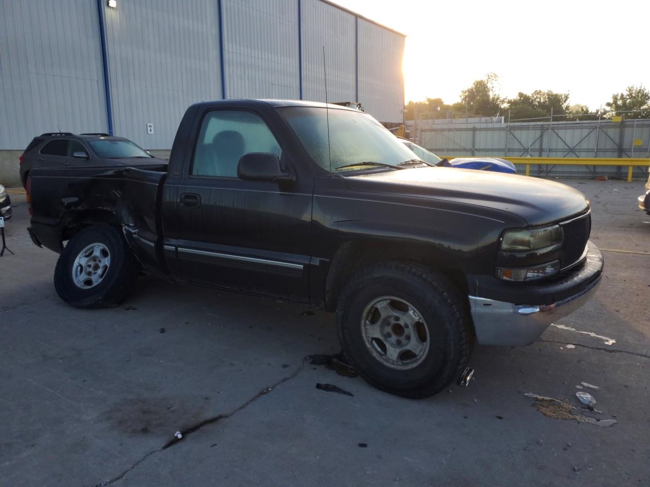 2000 Chevrolet Silverado C1500 Black vin: 1GCEC14WXYZ279546
