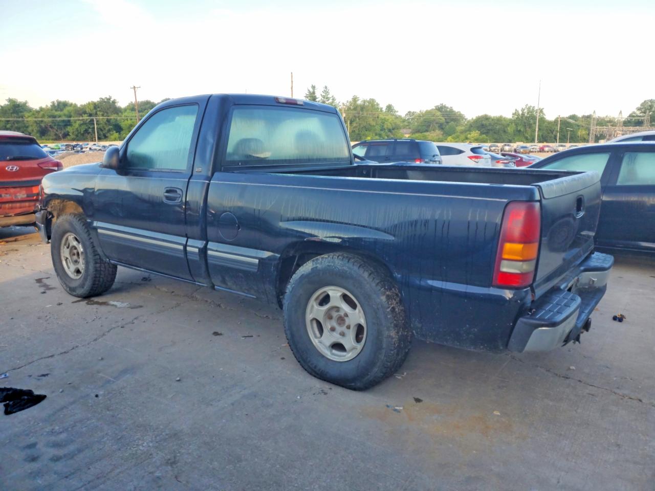 2000 Chevrolet Silverado C1500 Black vin: 1GCEC14WXYZ279546