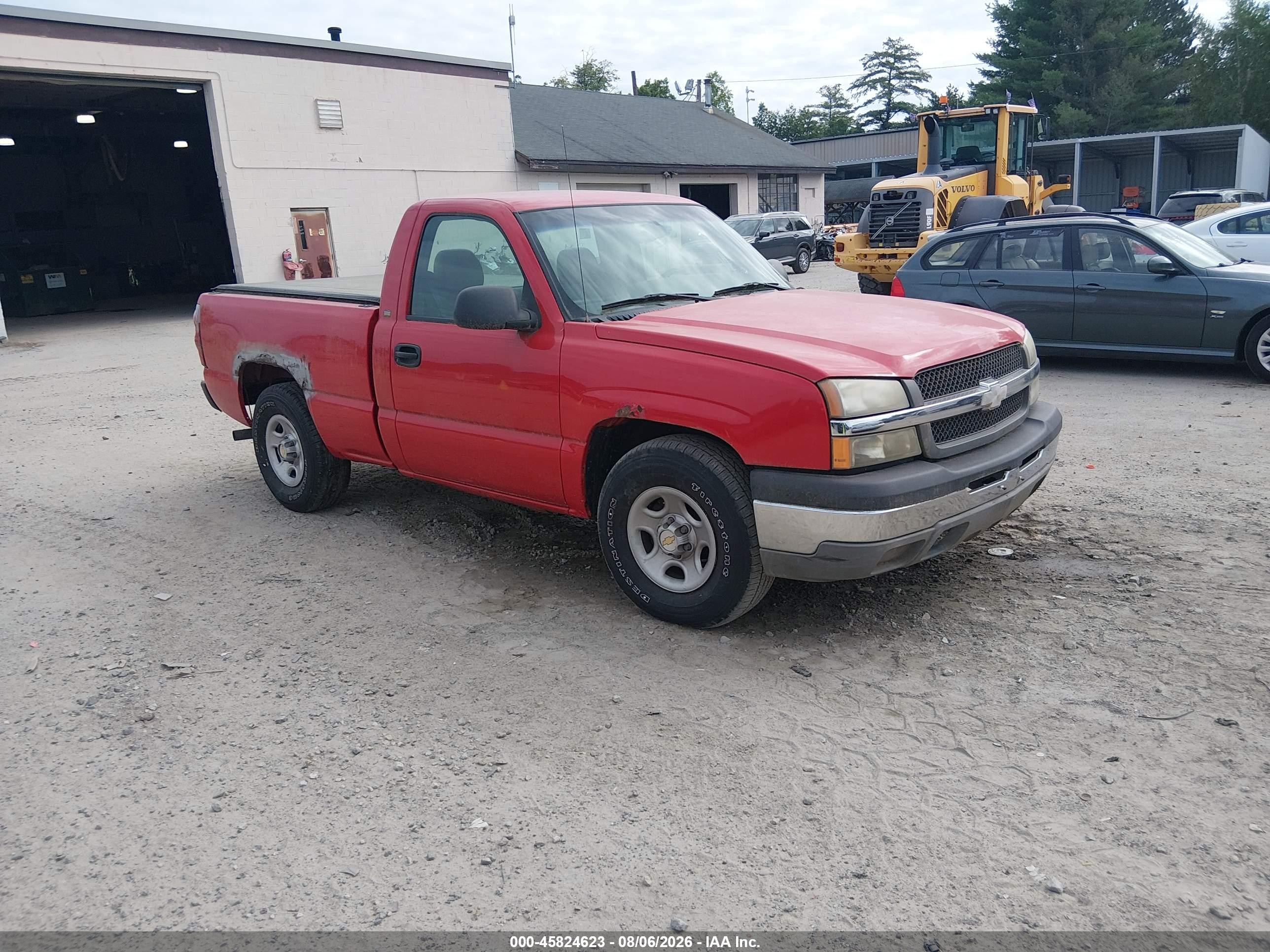 2003 Chevrolet Silverado 1500   Красный vin: 1GCEC14X03Z335222