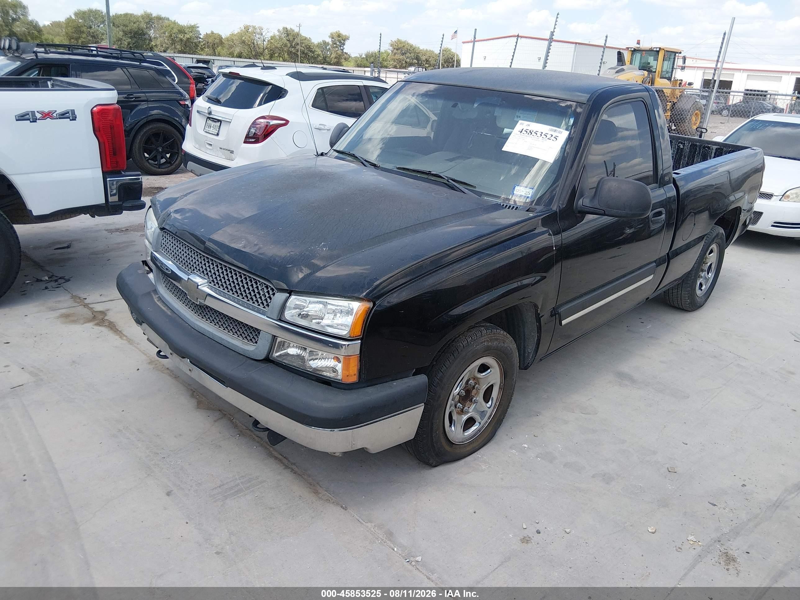 2004 Chevrolet Silverado 1500   Black vin: 1GCEC14X04Z198882