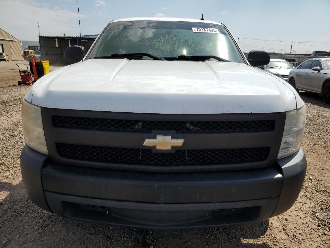 2007 Chevrolet Silverado C1500 Classic White vin: 1GCEC14X07Z616944