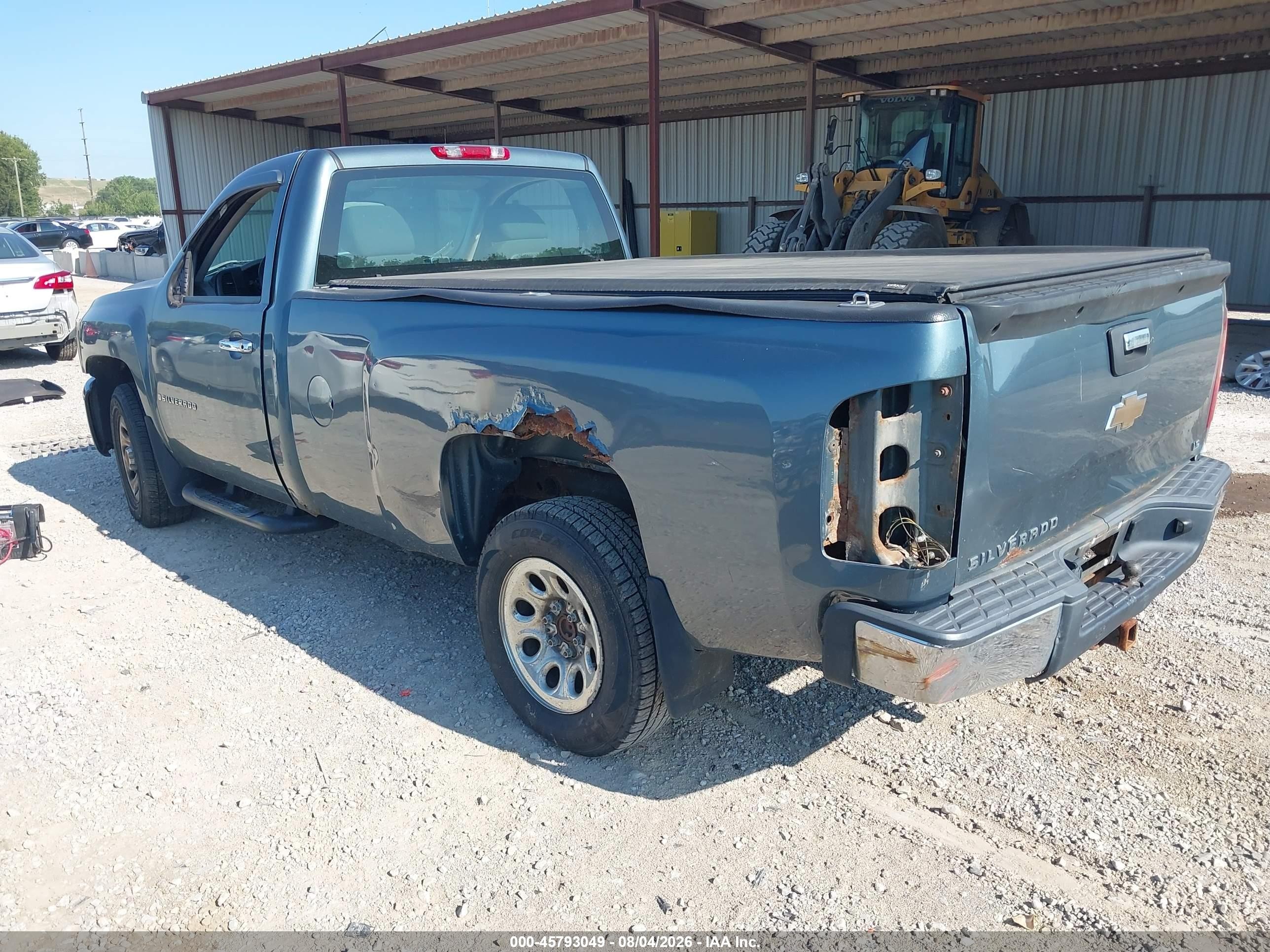 2007 Chevrolet Silverado 1500 Work Truck Blue vin: 1GCEC14X07Z620671
