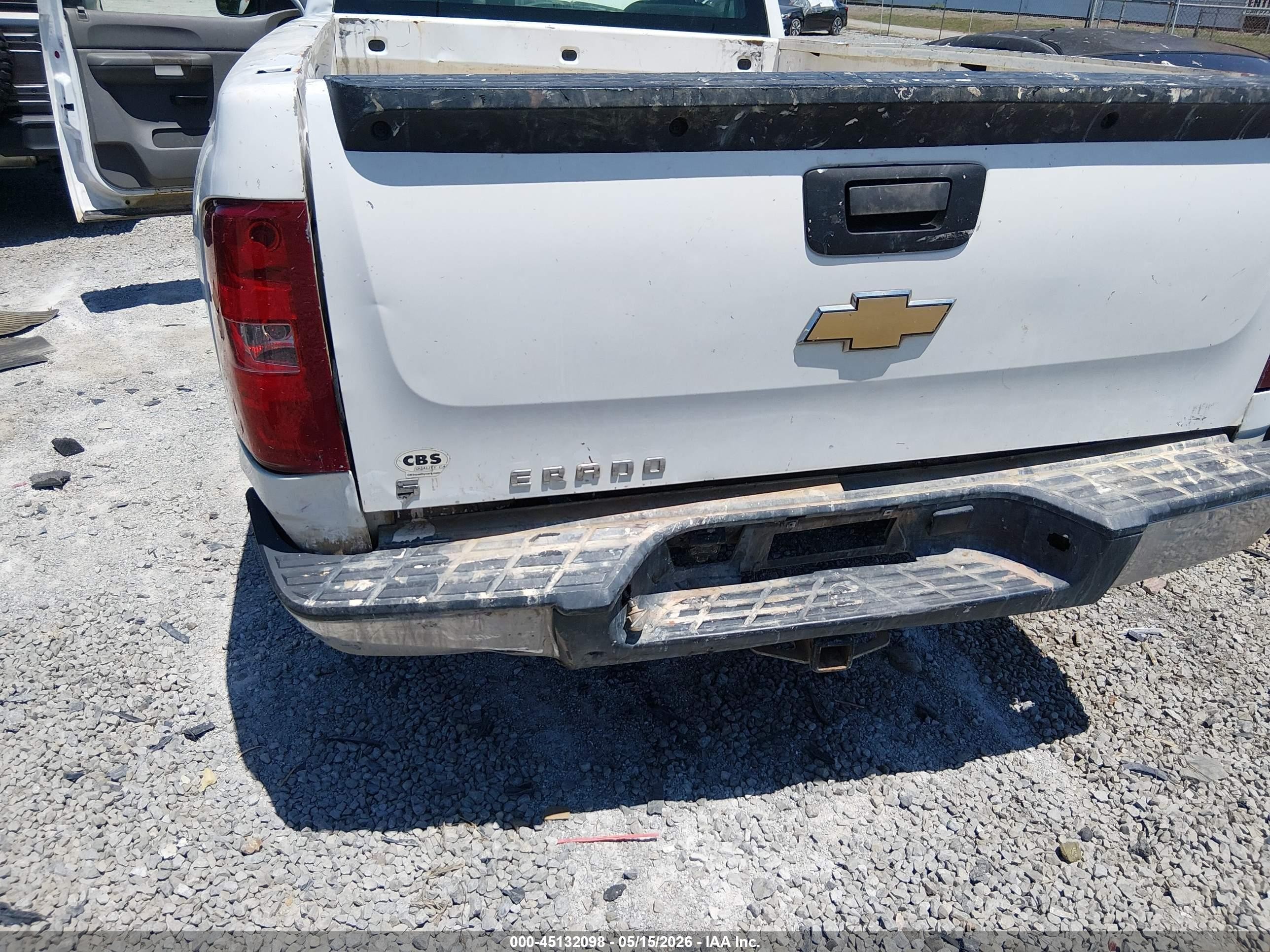 2008 Chevrolet Silverado 1500 Work Truck Белый vin: 1GCEC14X08Z103744