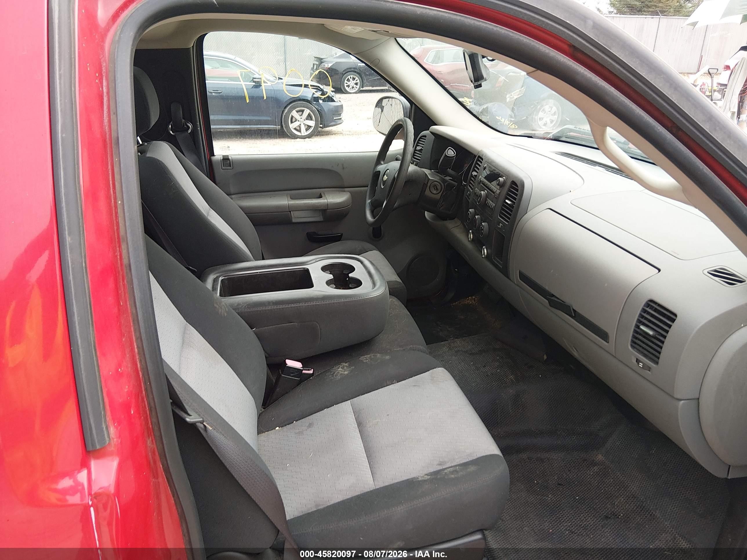 2008 Chevrolet Silverado 1500 Work Truck Red vin: 1GCEC14X08Z158811