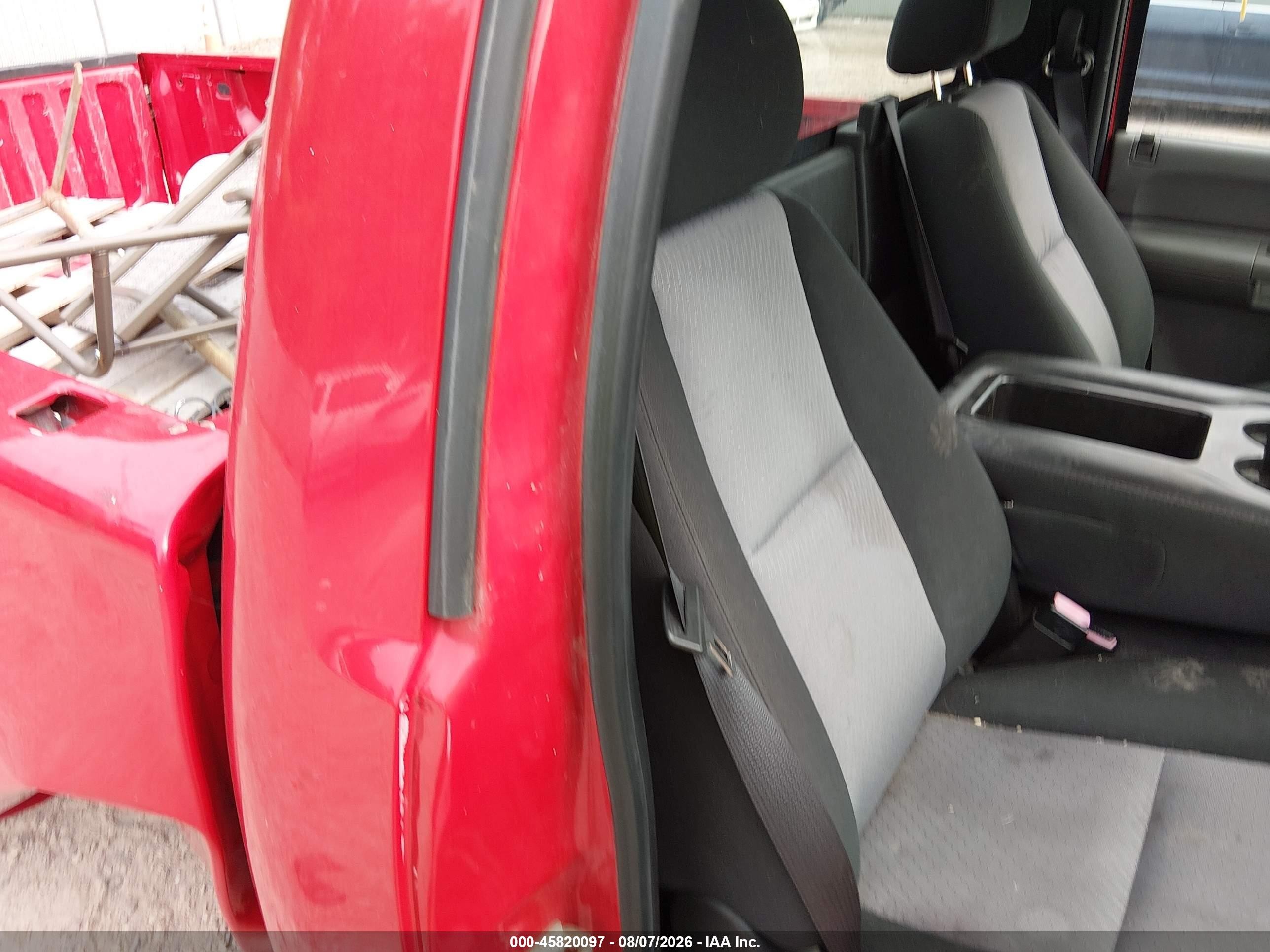 2008 Chevrolet Silverado 1500 Work Truck Red vin: 1GCEC14X08Z158811