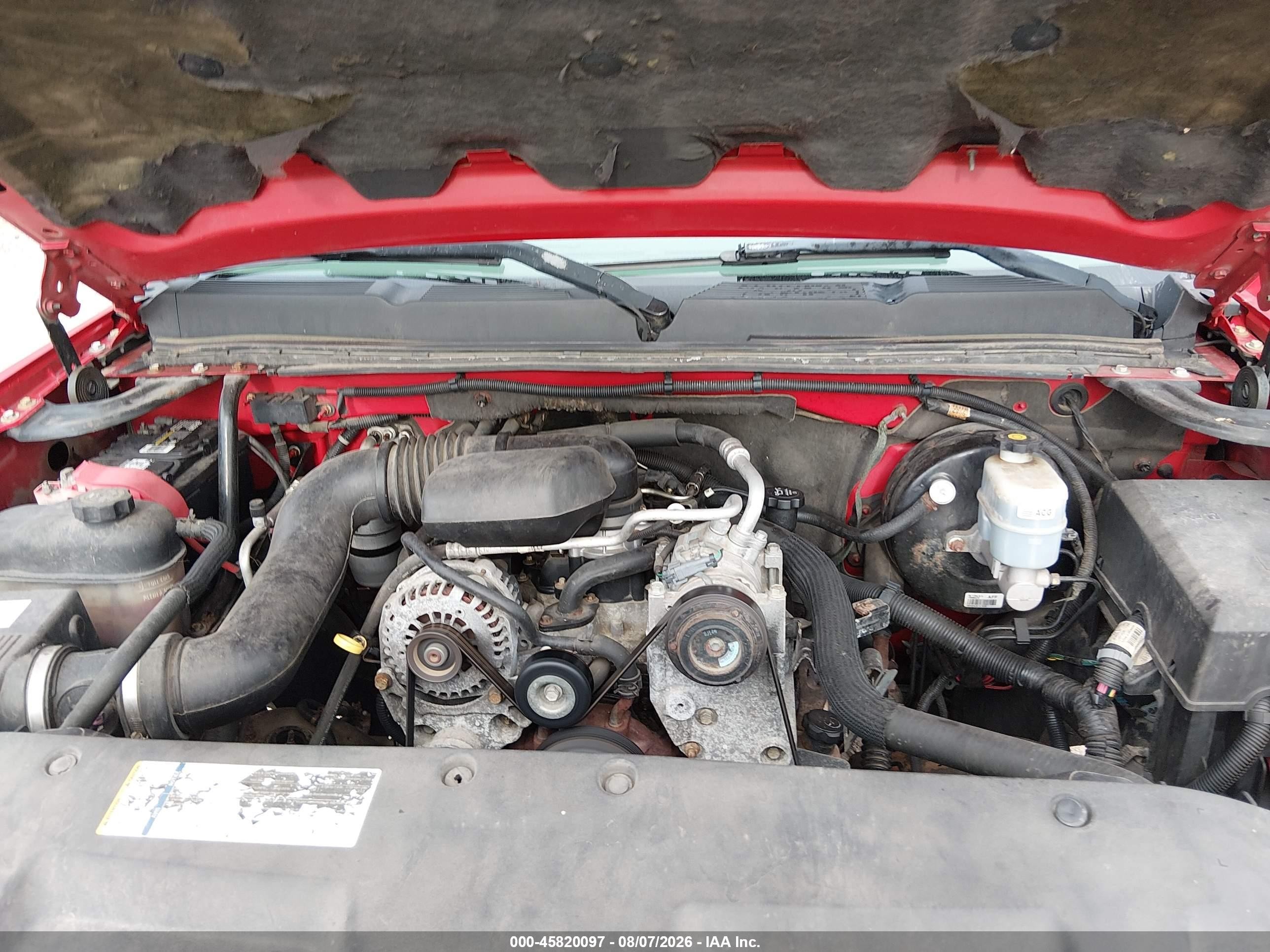 2008 Chevrolet Silverado 1500 Work Truck Red vin: 1GCEC14X08Z158811