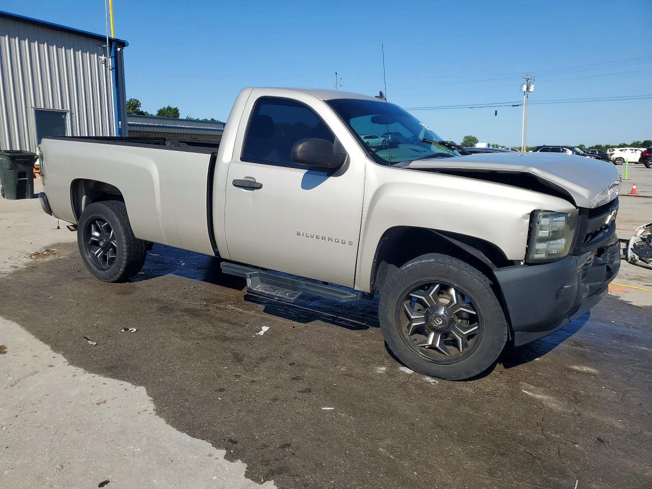 2008 Chevrolet Silverado C1500 Серебряный vin: 1GCEC14X08Z180128