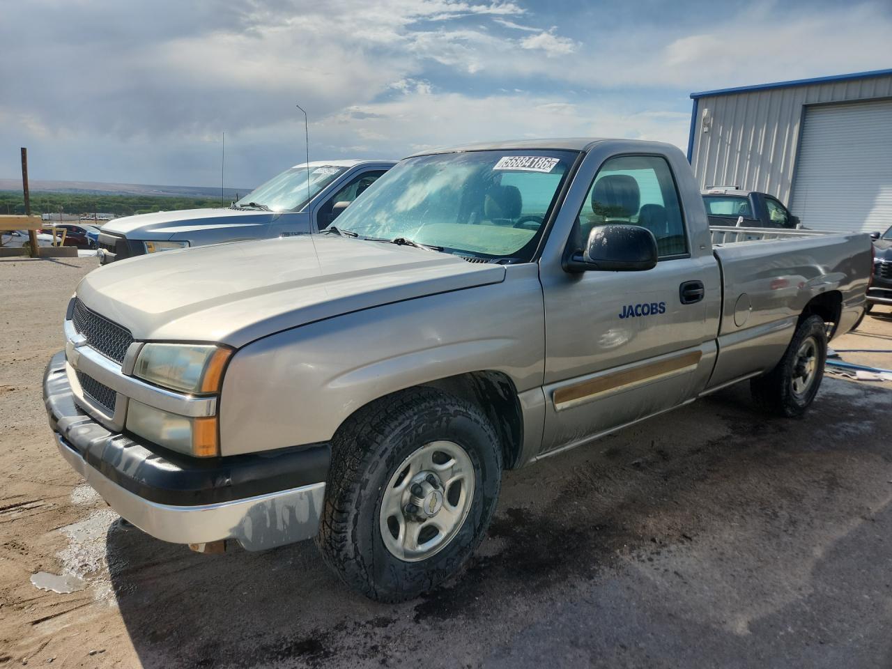 2003 Chevrolet Silverado C1500 Серый vin: 1GCEC14X13Z214196 Damage: Left Front Fender, Dent(S) W/ Paint Dmg, 1 To 2 Inches