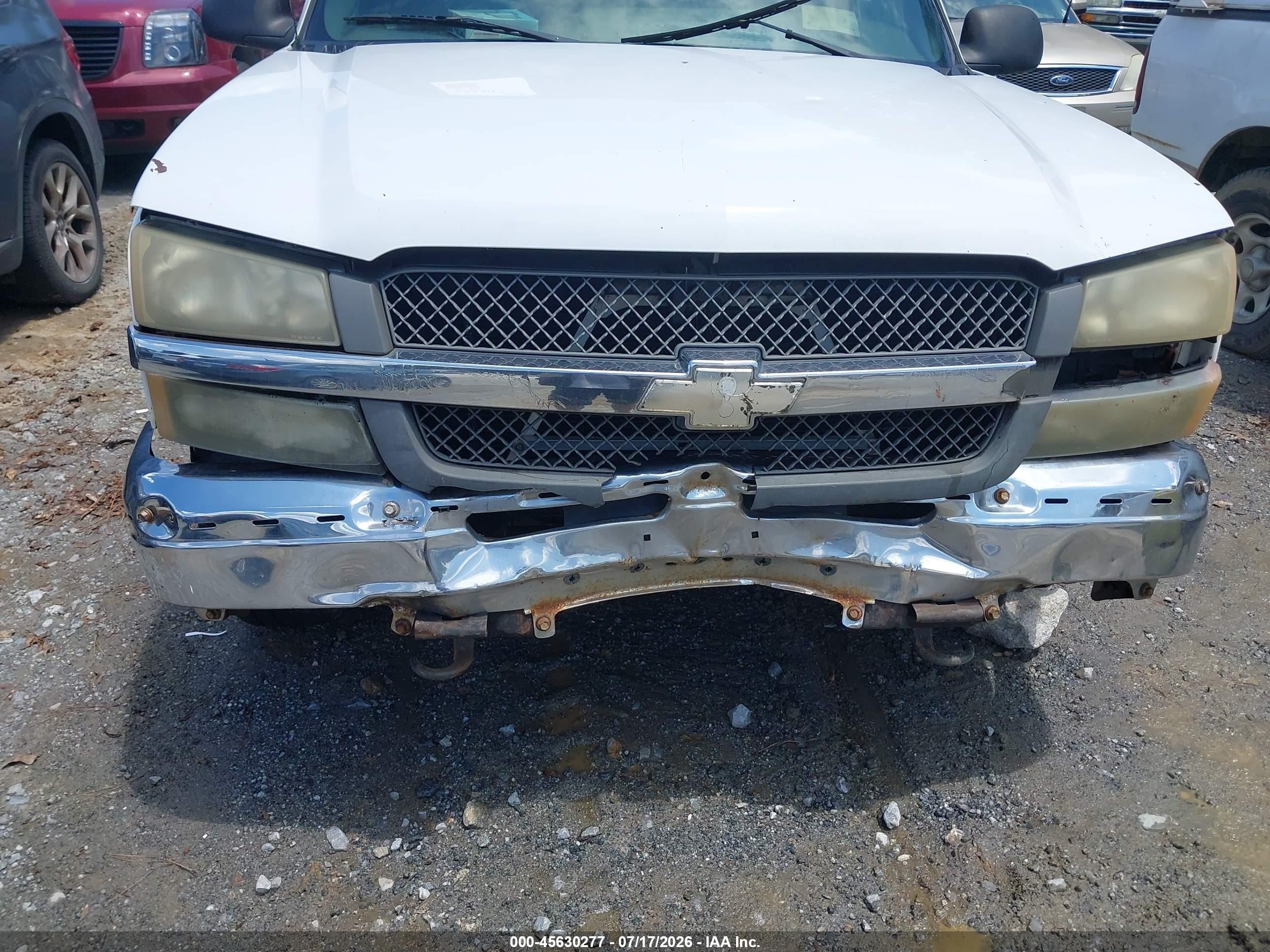 2003 Chevrolet Silverado 1500 Work Truck White vin: 1GCEC14X13Z348190