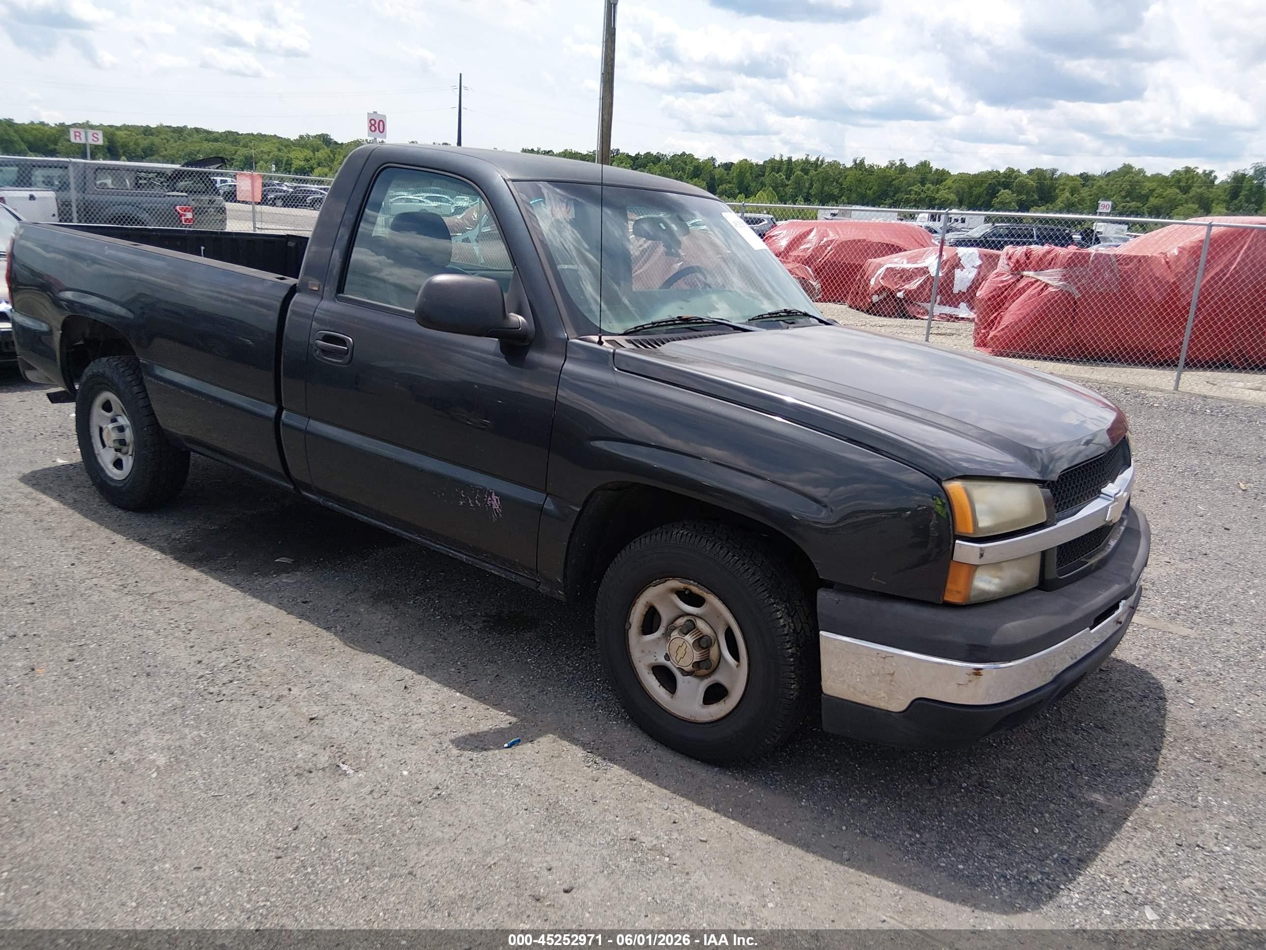 2004 Chevrolet Silverado 1500 Work Truck Green vin: 1GCEC14X14Z111636