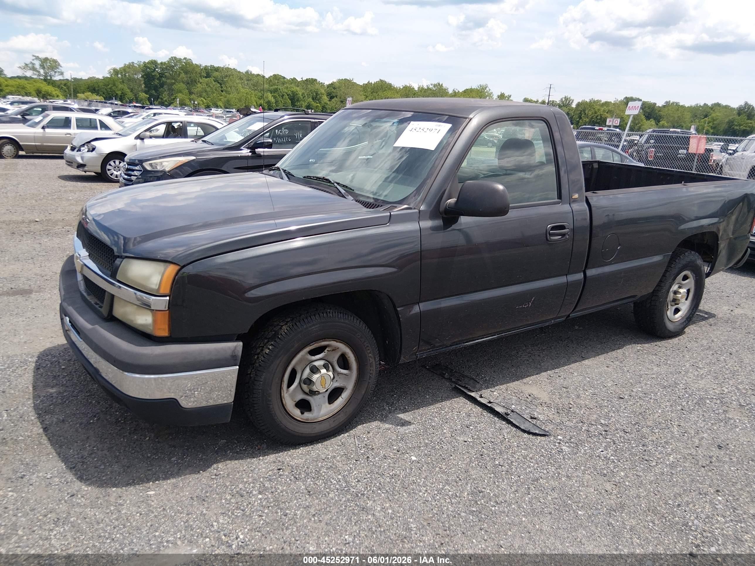2004 Chevrolet Silverado 1500 Work Truck Green vin: 1GCEC14X14Z111636