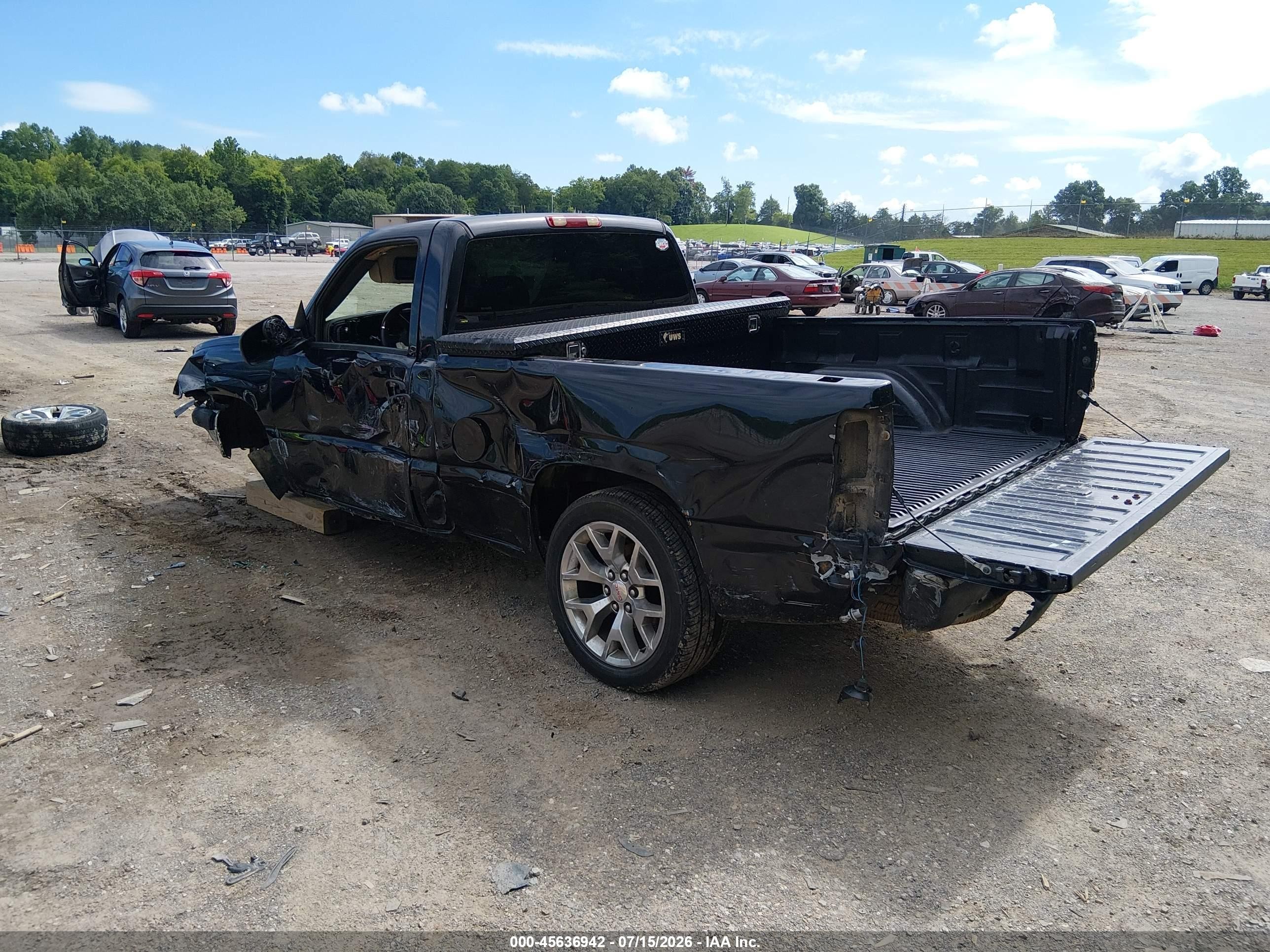 2004 Chevrolet Silverado 1500 Work Truck Black vin: 1GCEC14X14Z134009