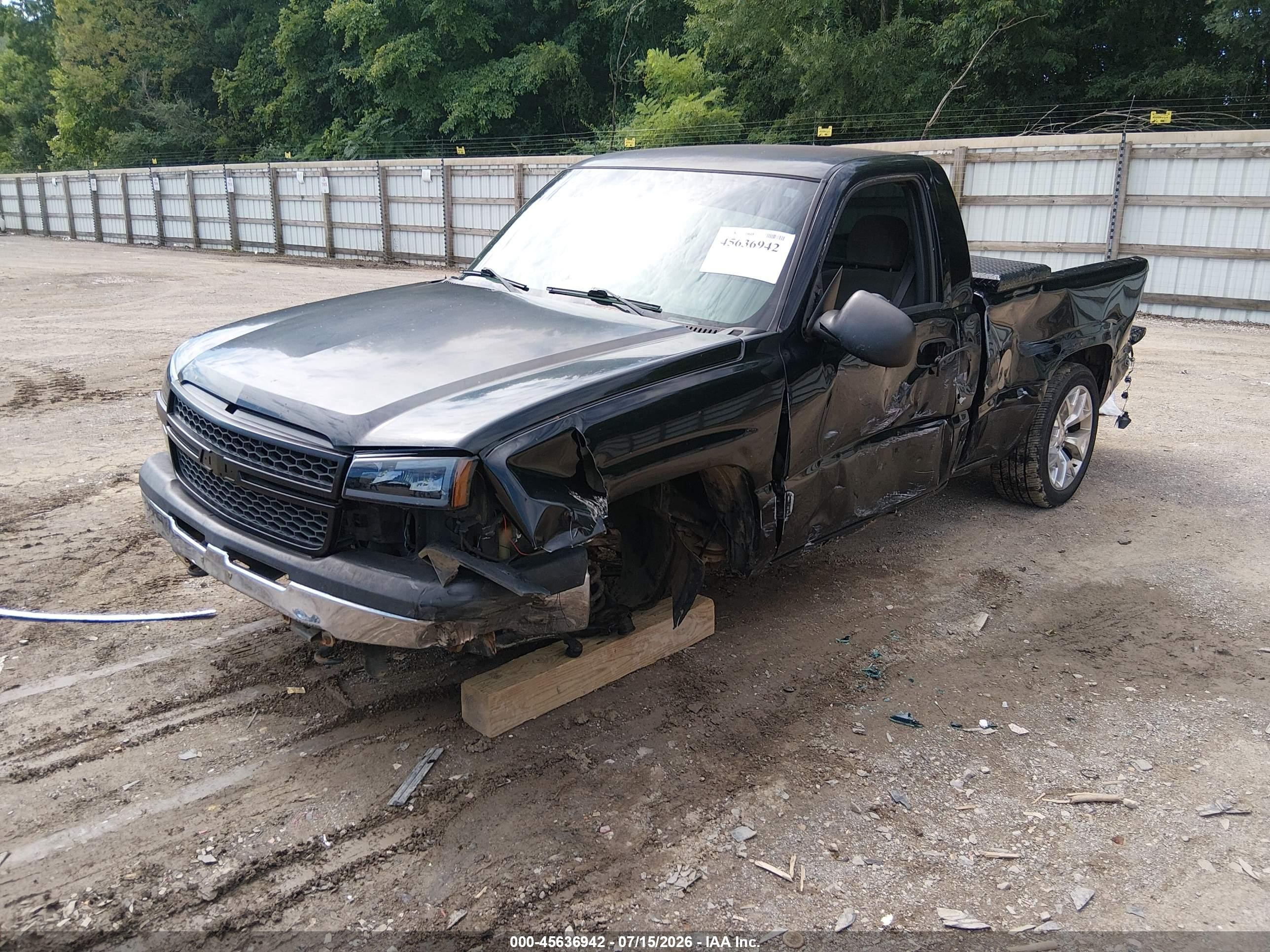 2004 Chevrolet Silverado 1500 Work Truck Black vin: 1GCEC14X14Z134009