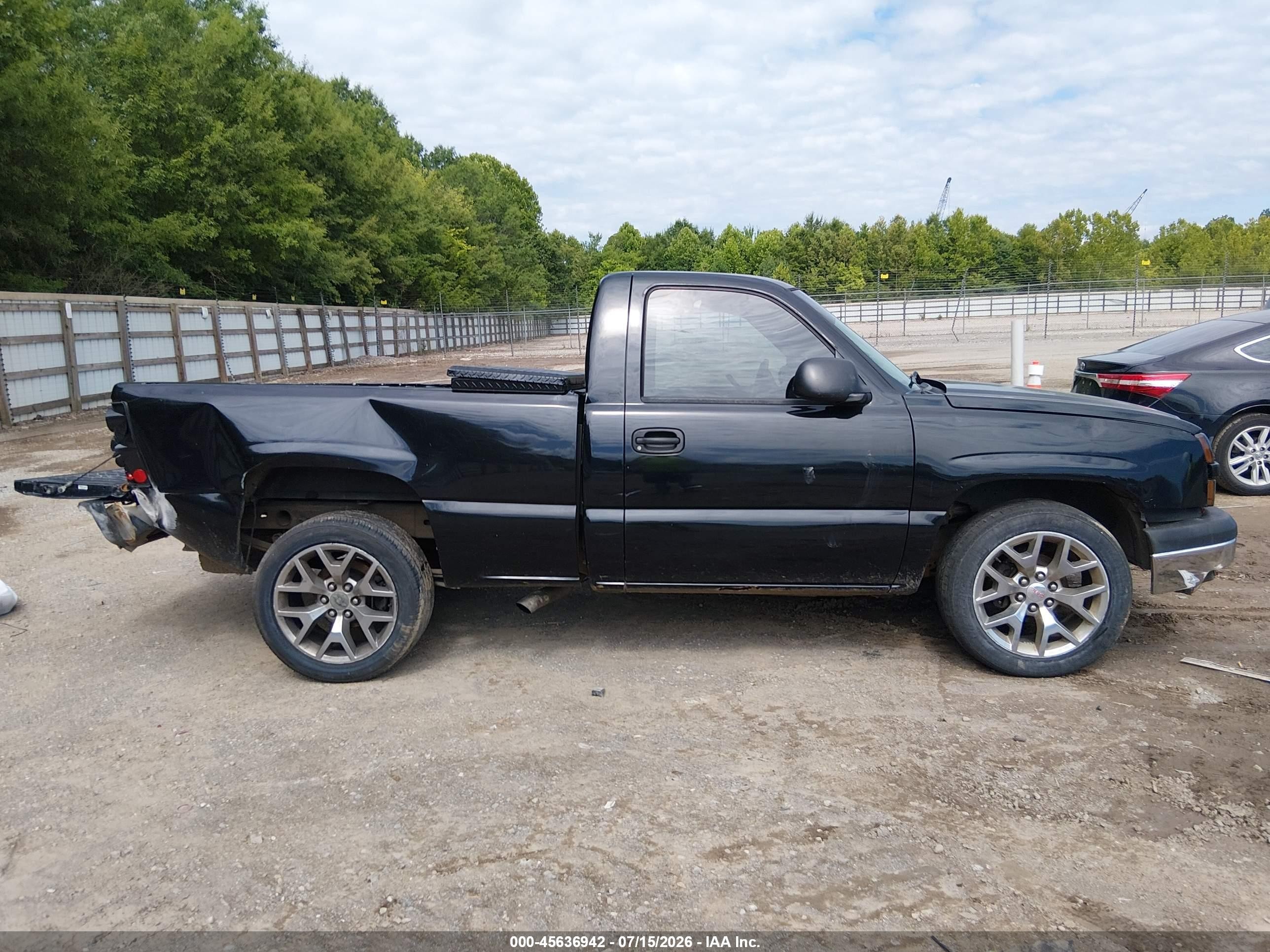 2004 Chevrolet Silverado 1500 Work Truck Black vin: 1GCEC14X14Z134009