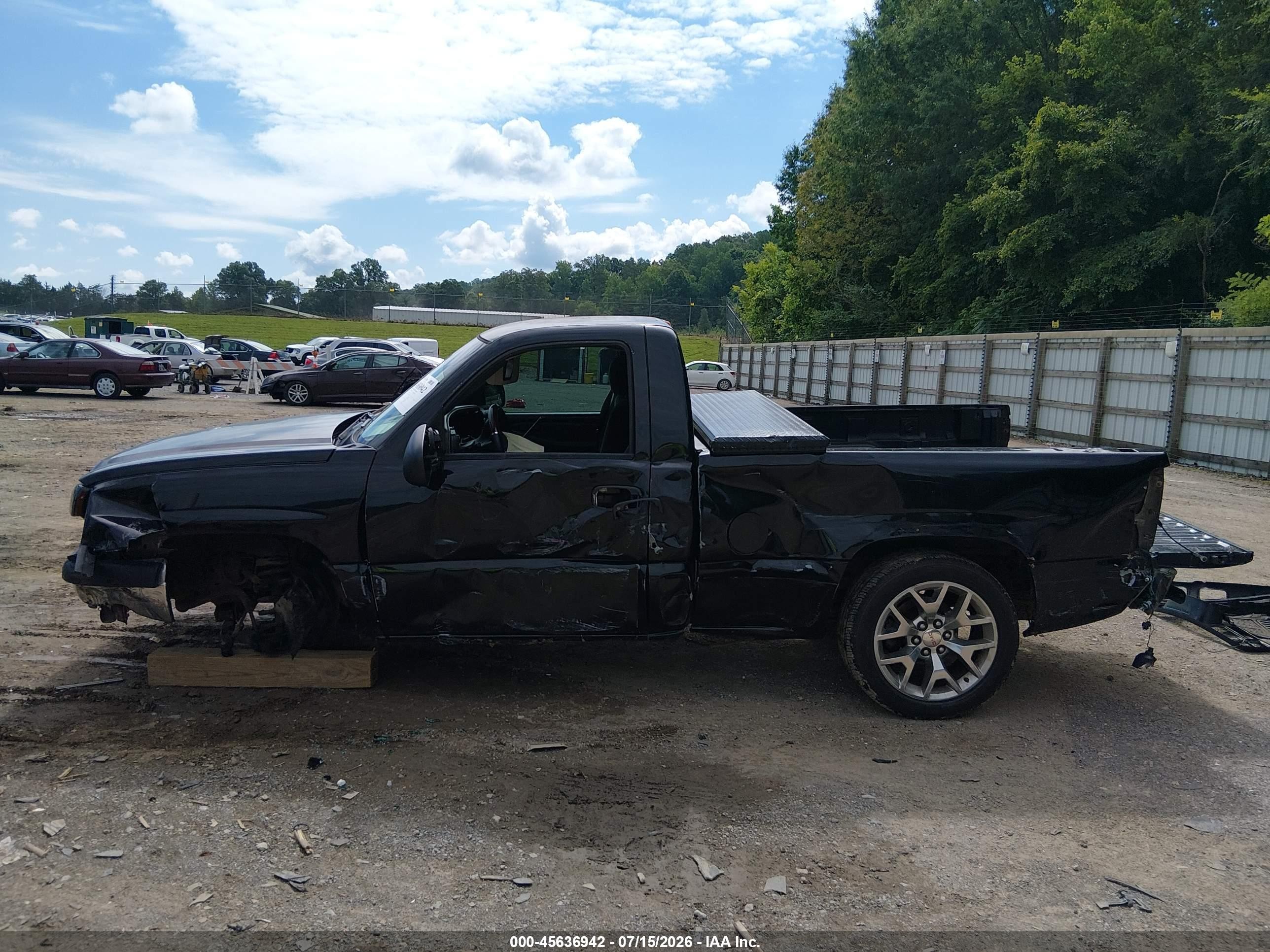 2004 Chevrolet Silverado 1500 Work Truck Black vin: 1GCEC14X14Z134009
