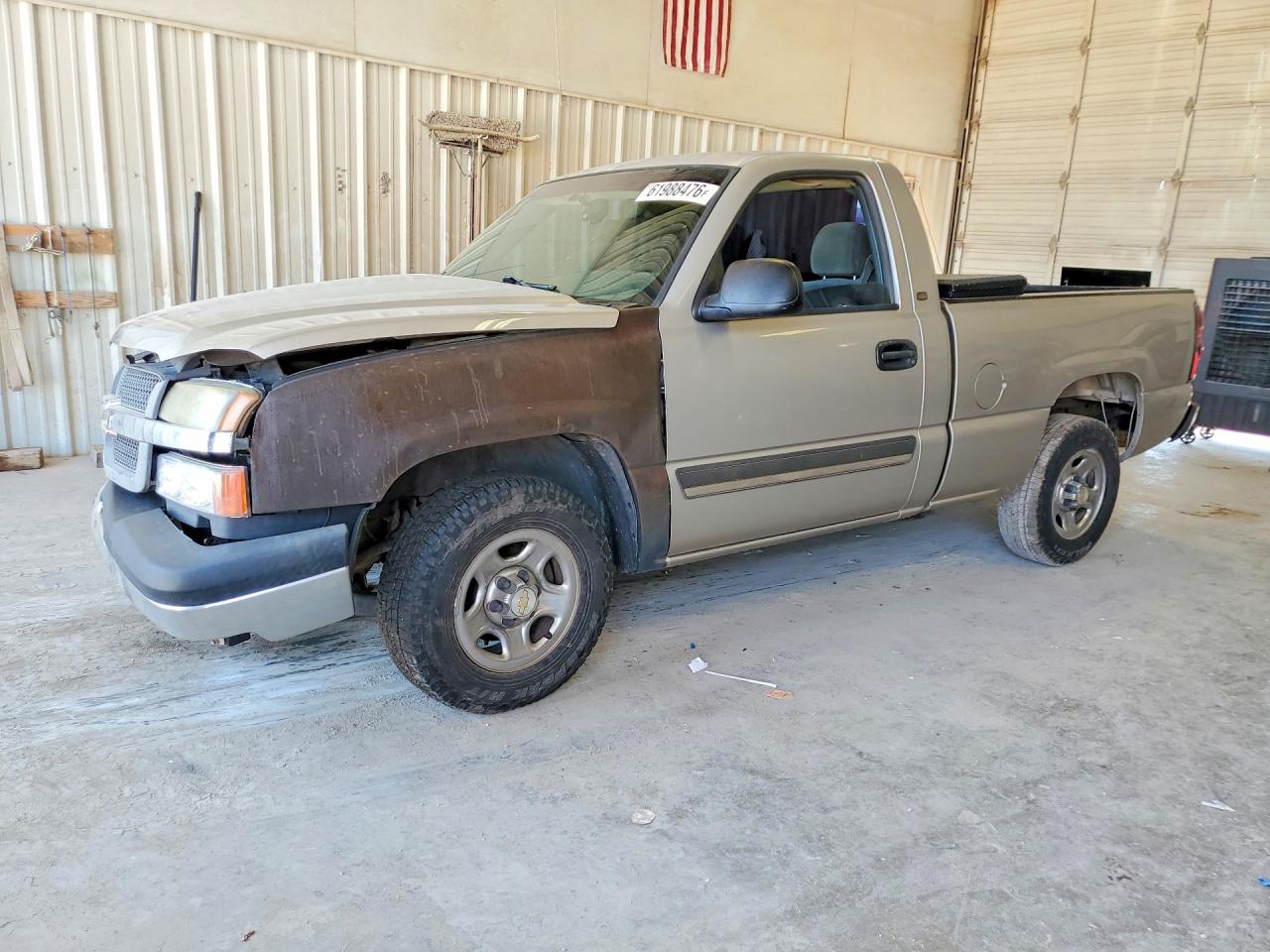 2004 Chevrolet Silverado C1500 Серый vin: 1GCEC14X14Z226446