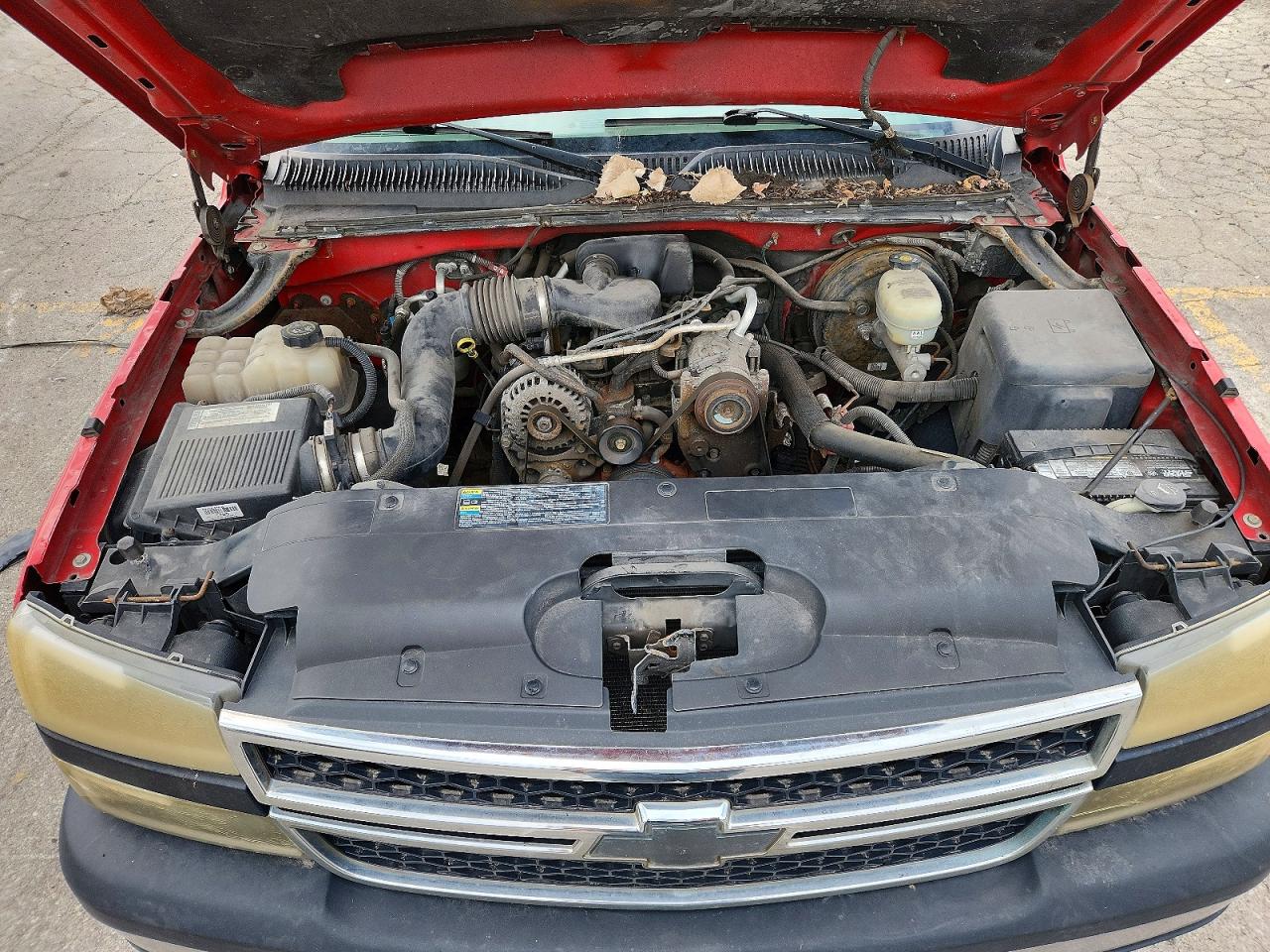 2007 Chevrolet Silverado C1500 Classic Red vin: 1GCEC14X17Z121376