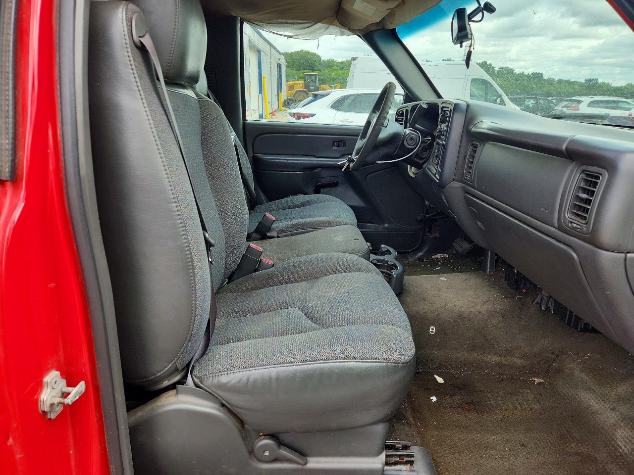 2007 Chevrolet Silverado C1500 Classic Red vin: 1GCEC14X17Z121376