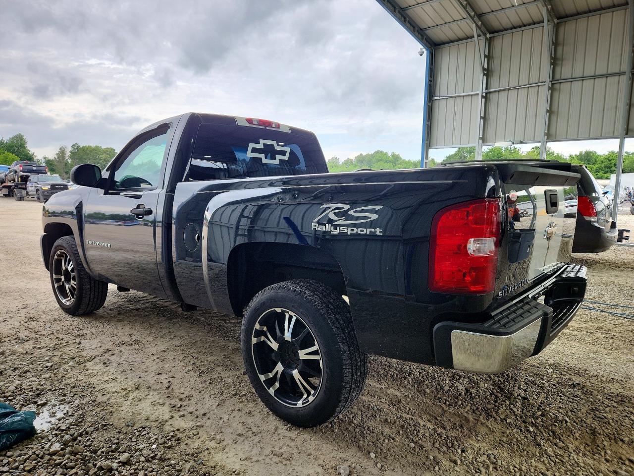 2008 Chevrolet Silverado C1500 Black vin: 1GCEC14X18Z152225