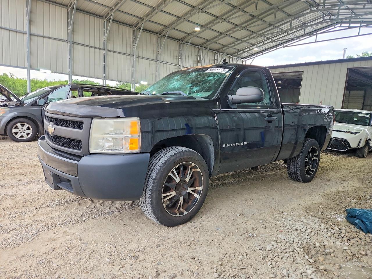 2008 Chevrolet Silverado C1500 Black vin: 1GCEC14X18Z152225