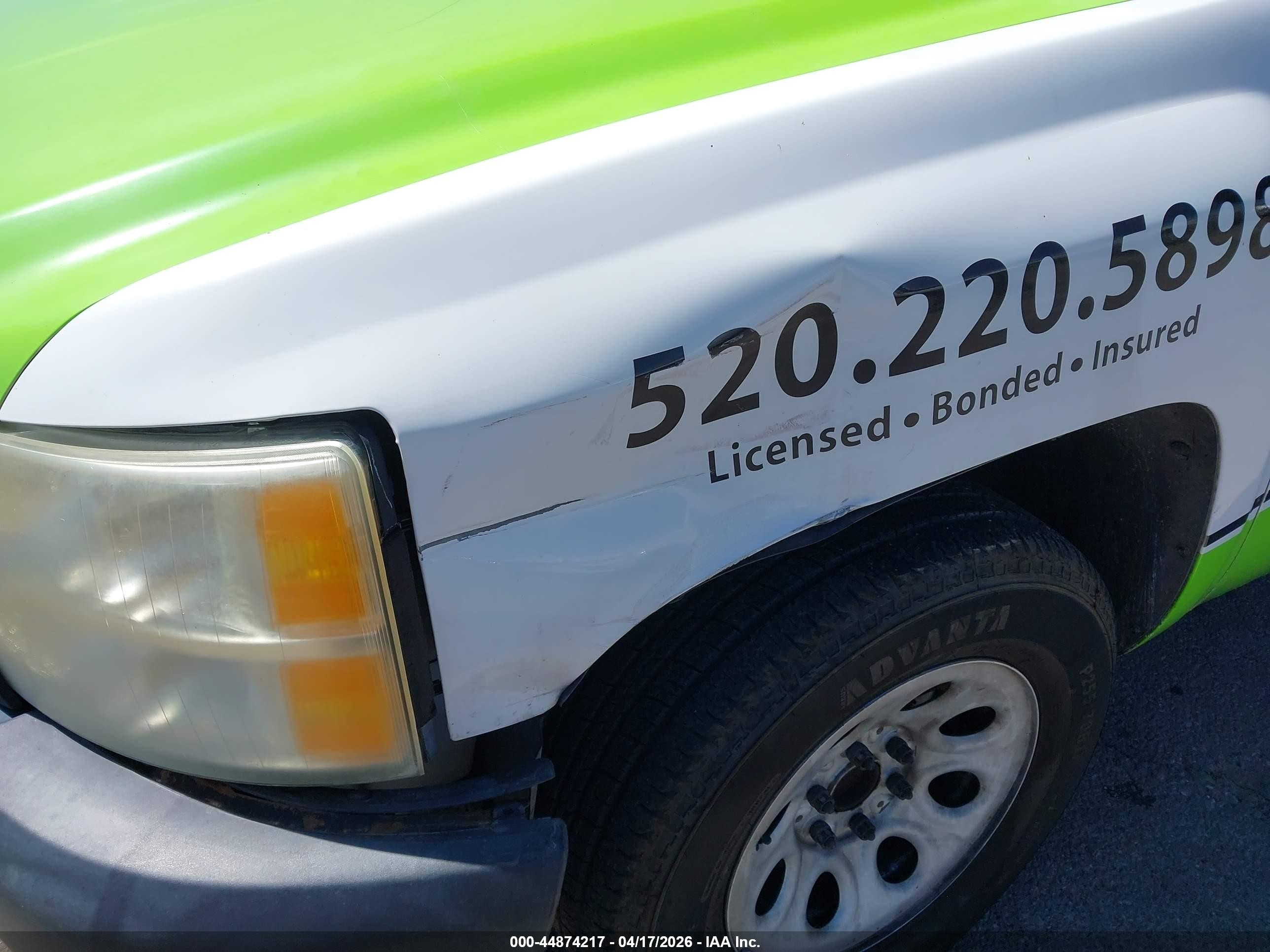 2008 Chevrolet Silverado 1500 Work Truck Green vin: 1GCEC14X18Z332014