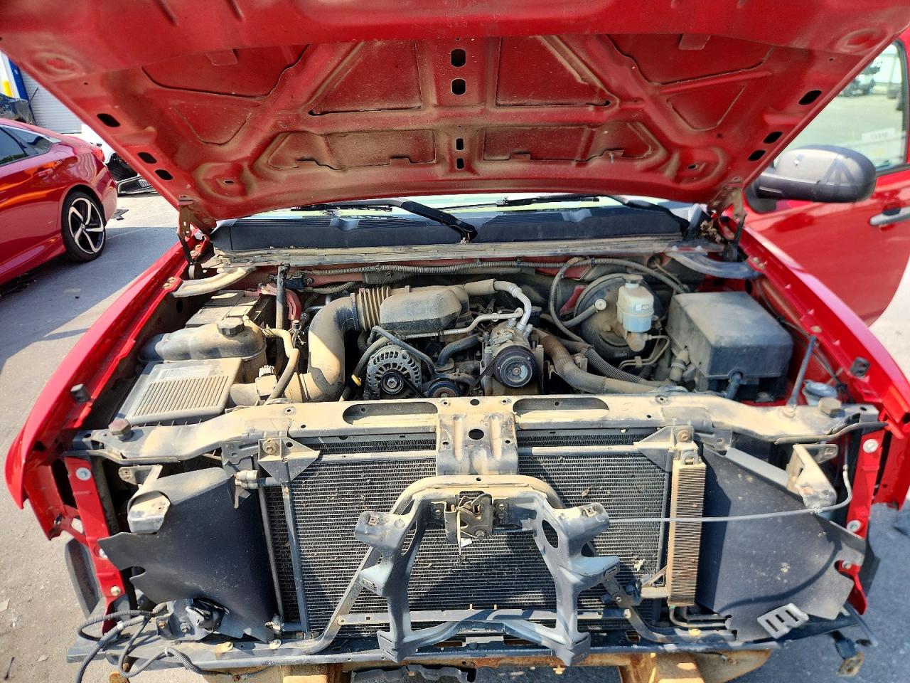2009 Chevrolet Silverado C1500 Red vin: 1GCEC14X19Z252679