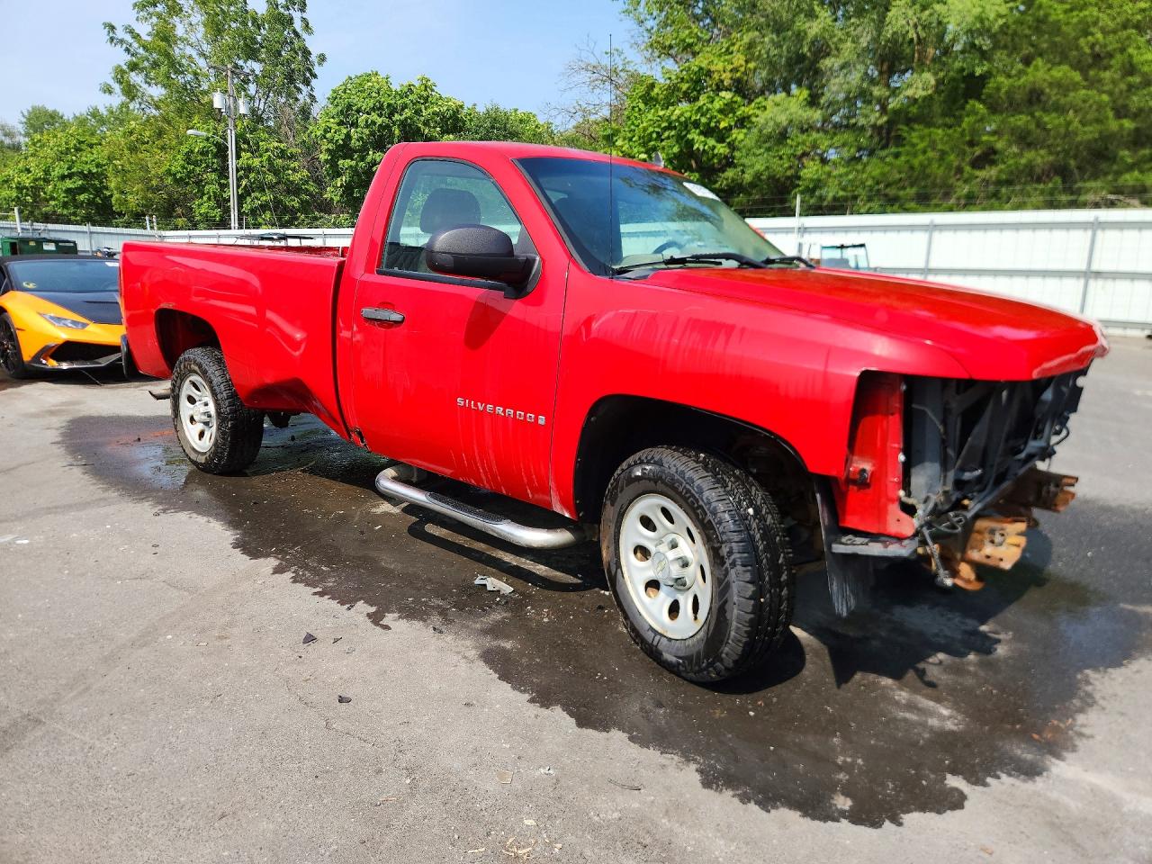 2009 Chevrolet Silverado C1500 Red vin: 1GCEC14X19Z252679