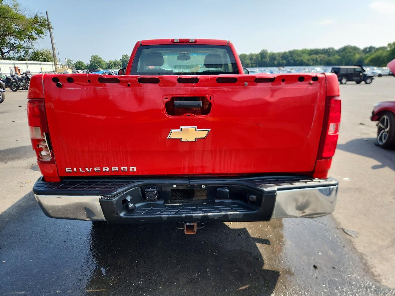 2009 Chevrolet Silverado C1500 Red vin: 1GCEC14X19Z252679