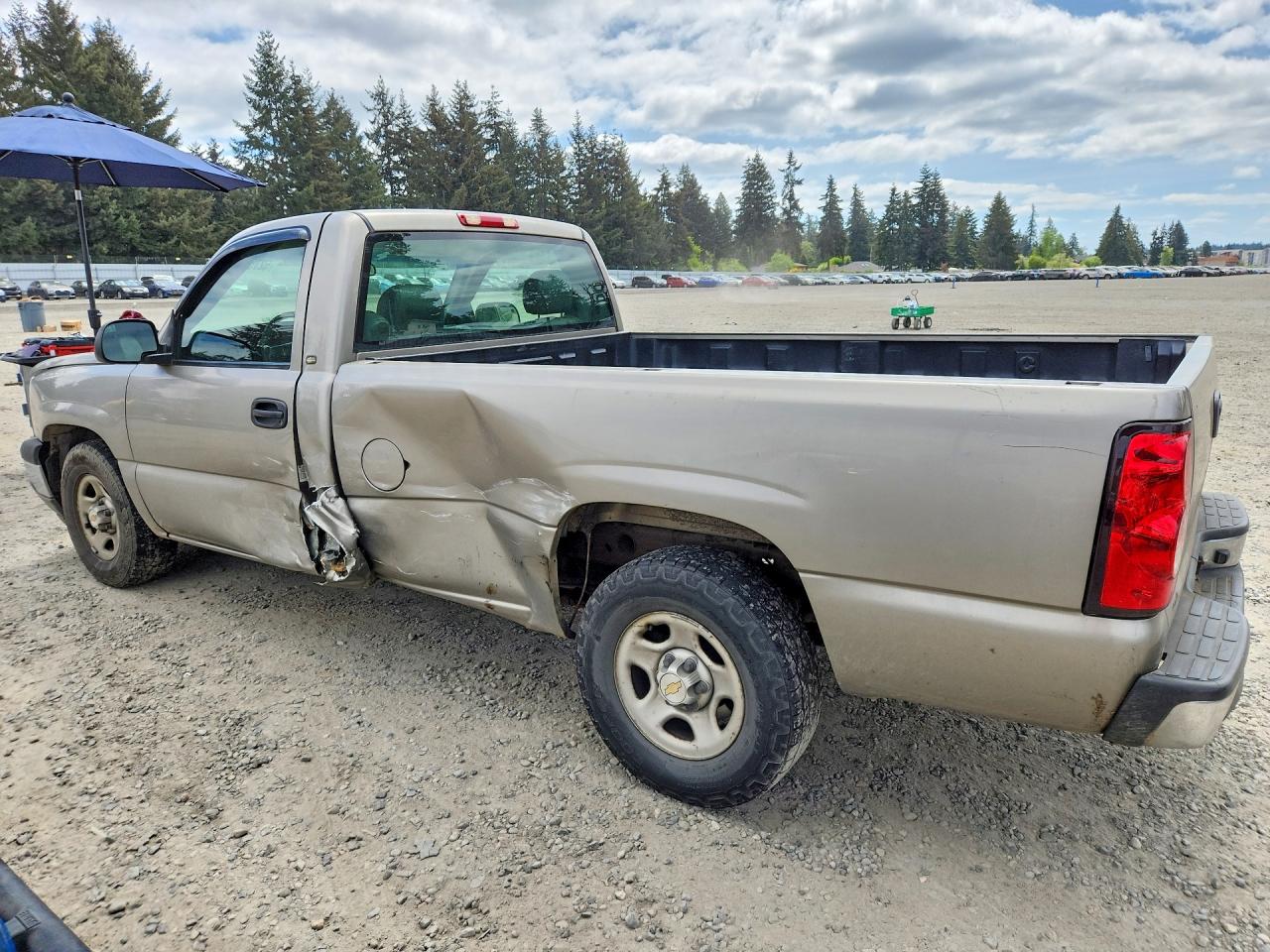 2003 Chevrolet Silverado C1500 Tan vin: 1GCEC14X23Z119355