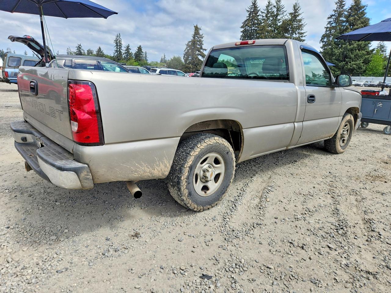 2003 Chevrolet Silverado C1500 Tan vin: 1GCEC14X23Z119355