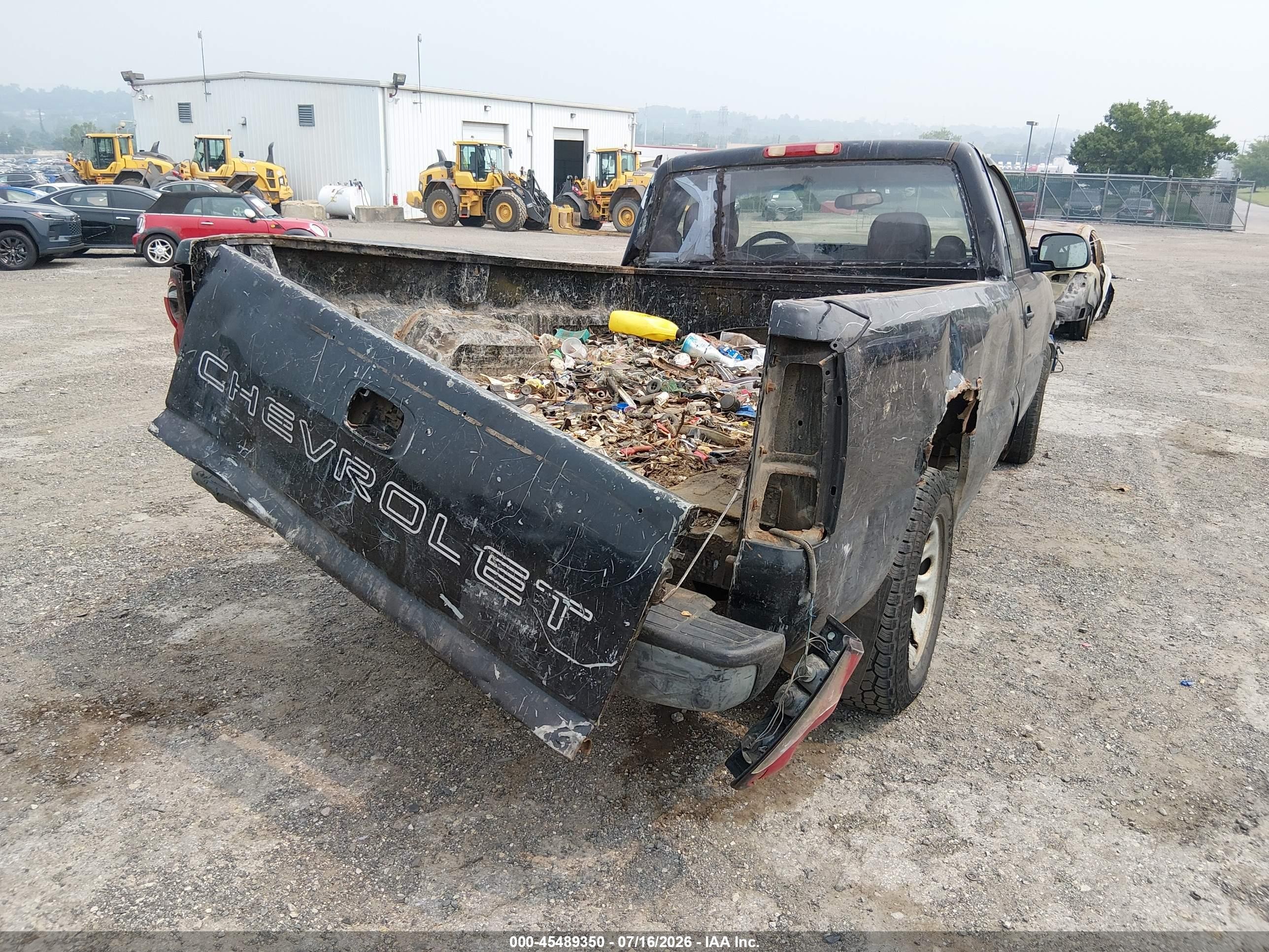 2005 Chevrolet Silverado 1500 Work Truck Black vin: 1GCEC14X25Z211231