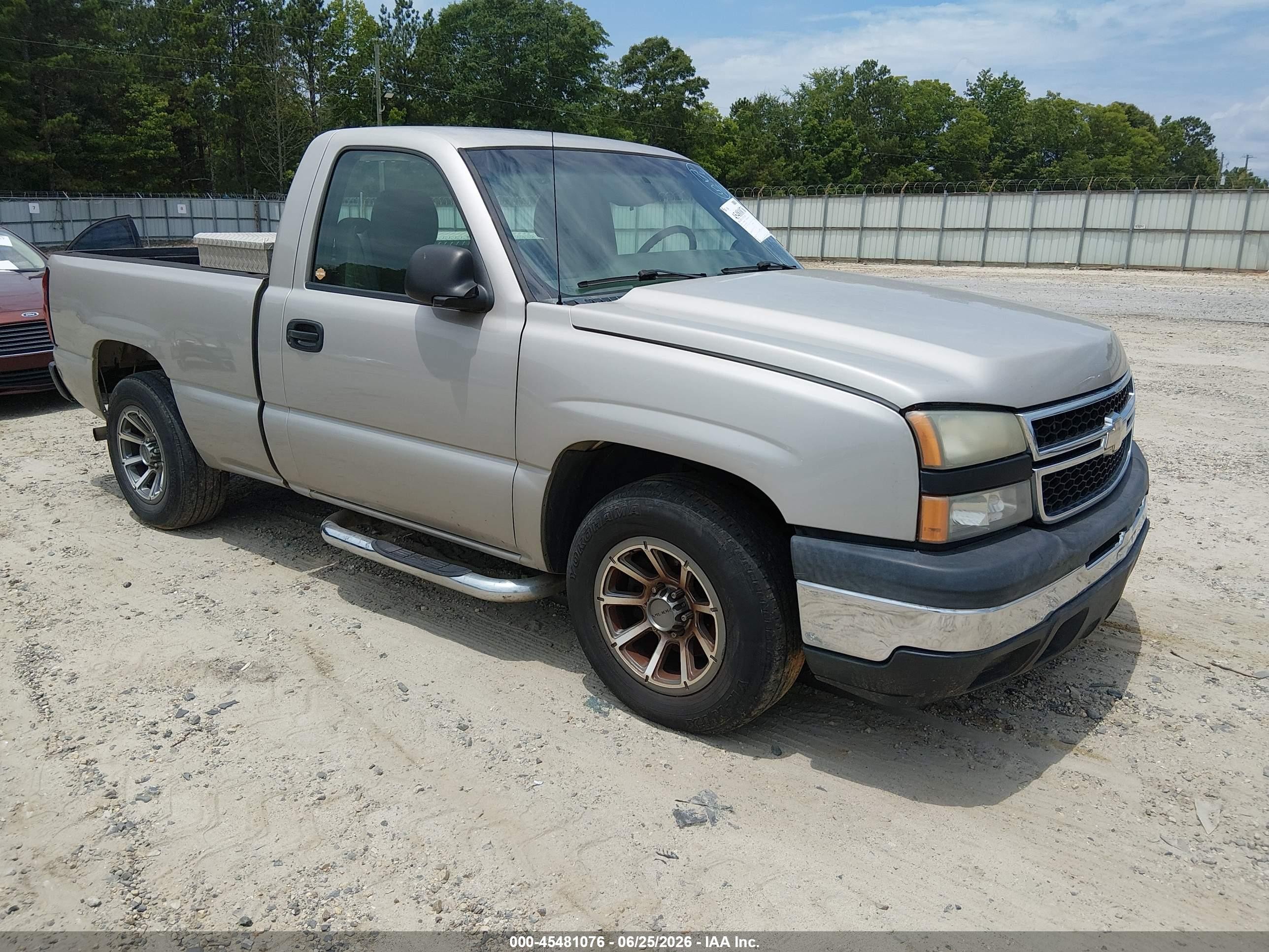2007 Chevrolet Silverado 1500 Classic Work Truck Brown vin: 1GCEC14X27Z138042