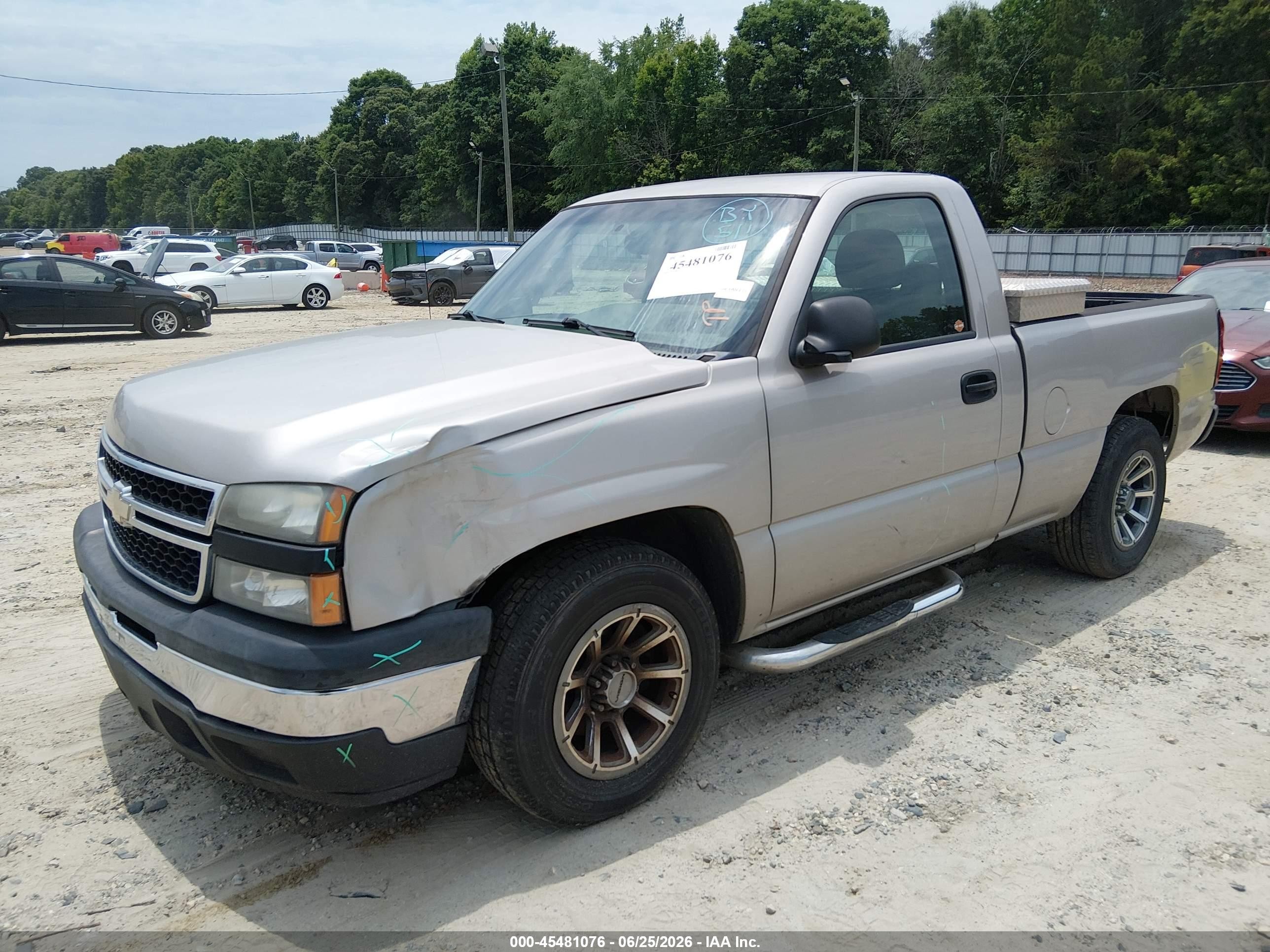 2007 Chevrolet Silverado 1500 Classic Work Truck Brown vin: 1GCEC14X27Z138042