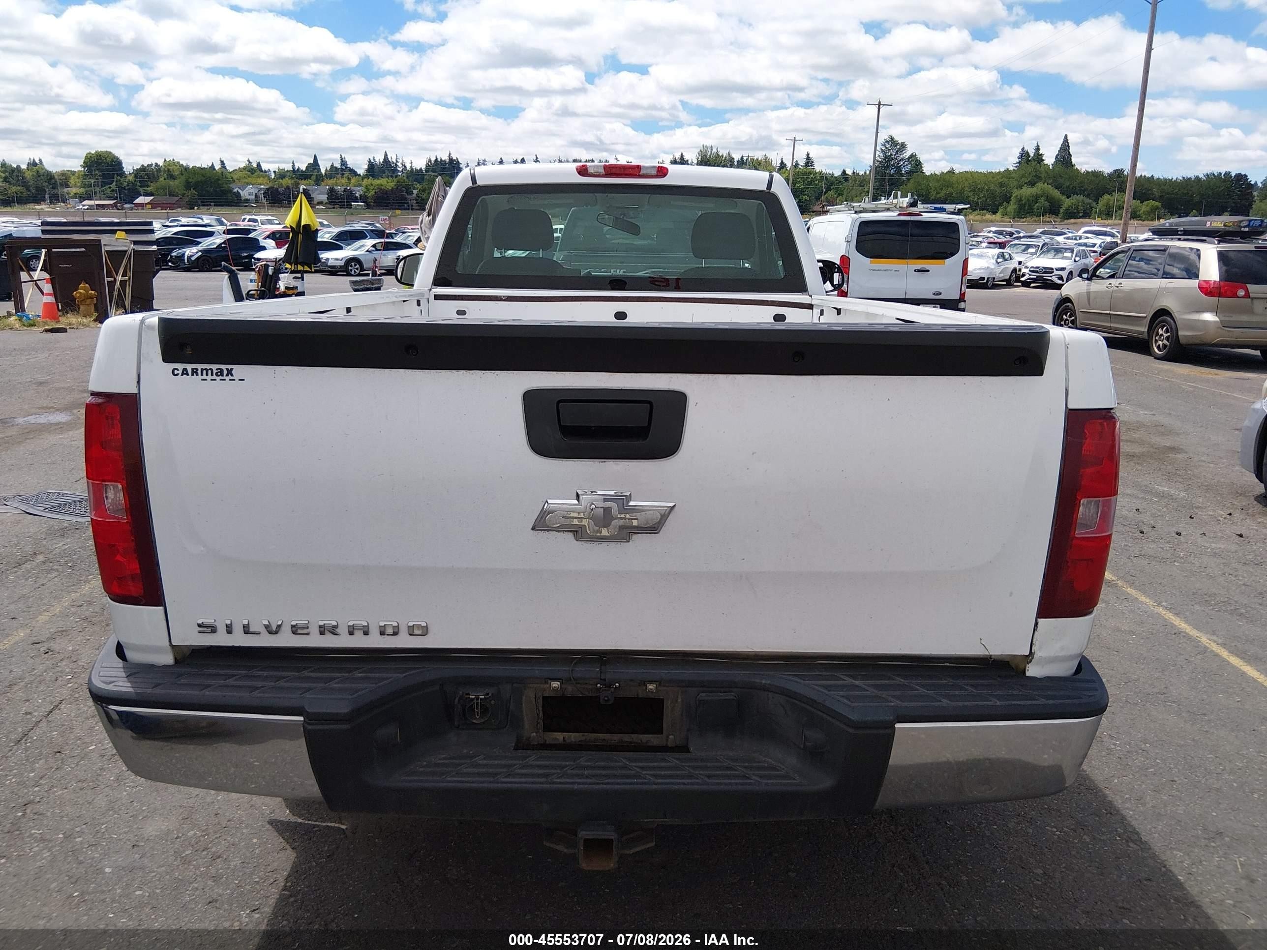 2007 Chevrolet Silverado 1500 Work Truck Белый vin: 1GCEC14X27Z624804