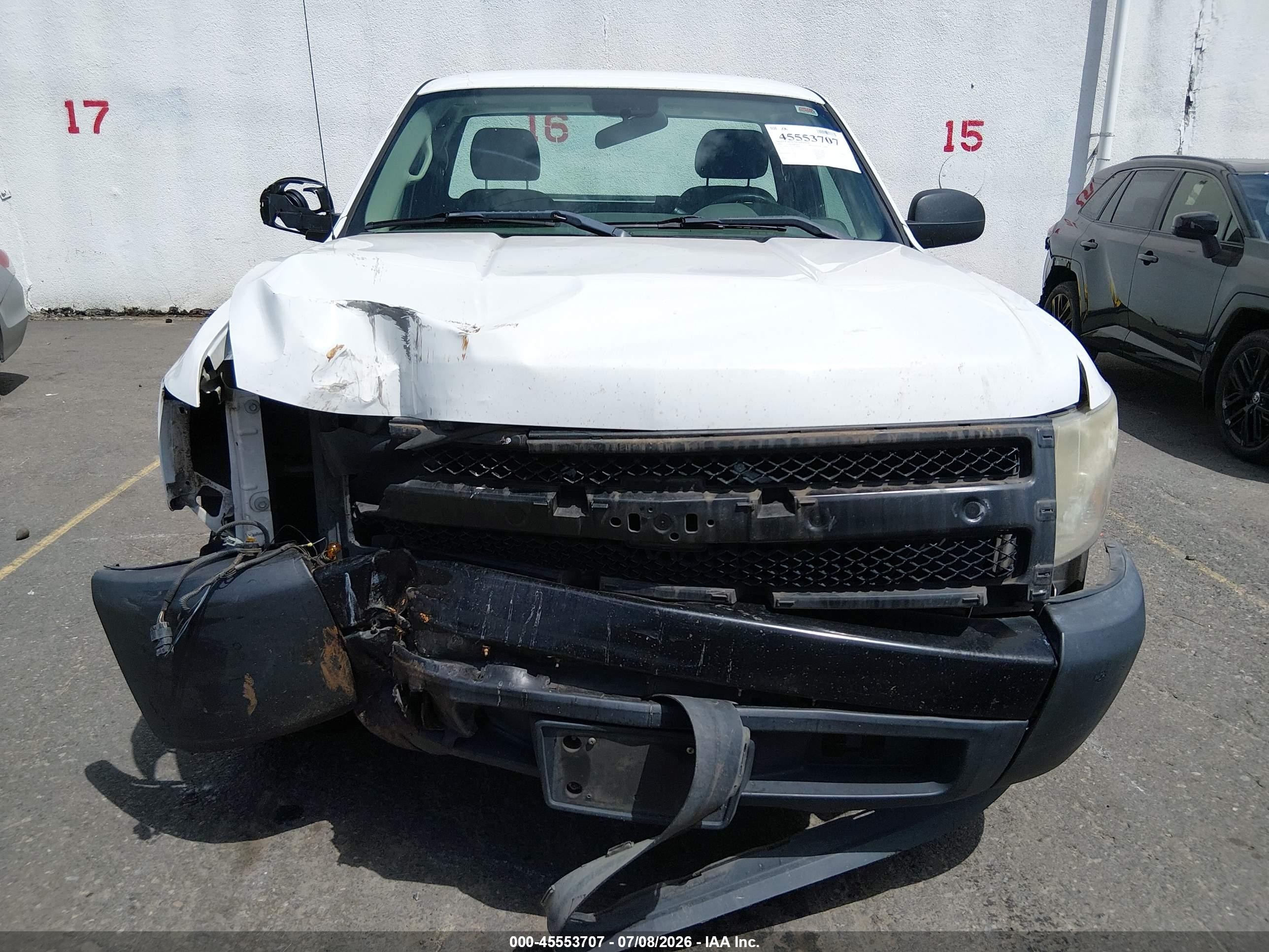 2007 Chevrolet Silverado 1500 Work Truck Белый vin: 1GCEC14X27Z624804