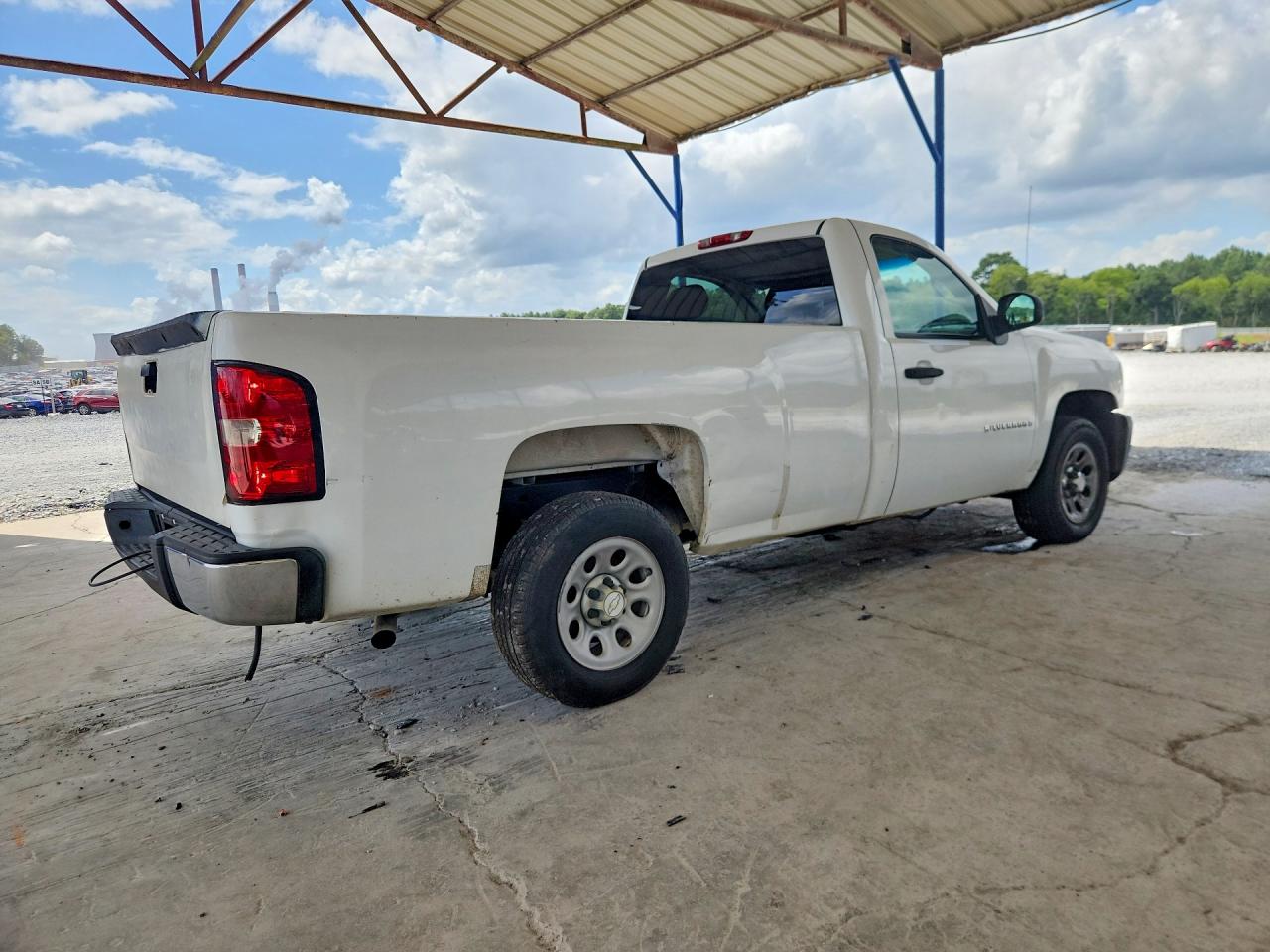 2008 Chevrolet Silverado C1500 Белый vin: 1GCEC14X28Z220841