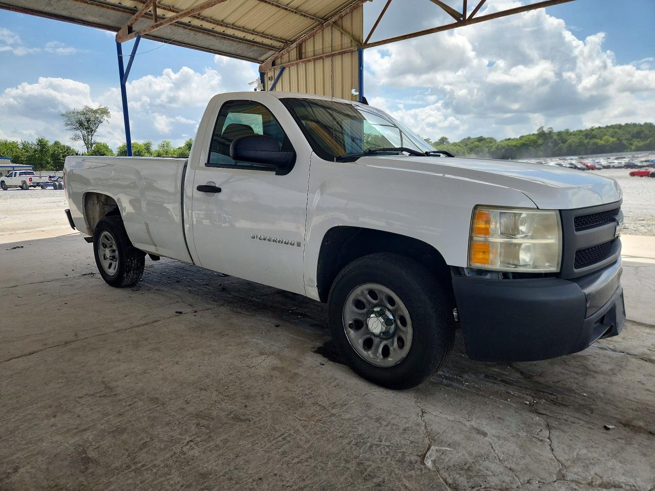 2008 Chevrolet Silverado C1500 Белый vin: 1GCEC14X28Z220841