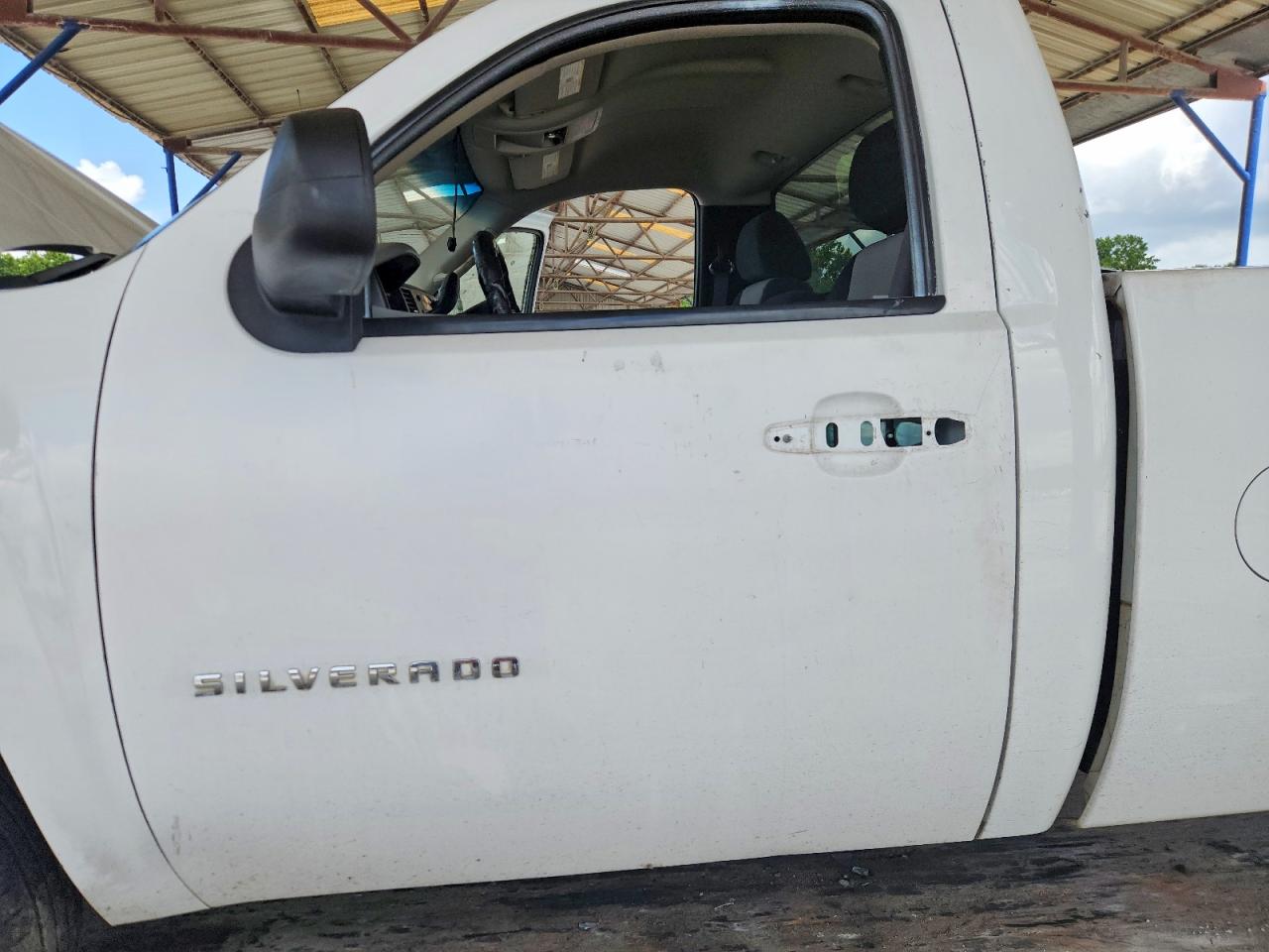 2008 Chevrolet Silverado C1500 Белый vin: 1GCEC14X28Z220841