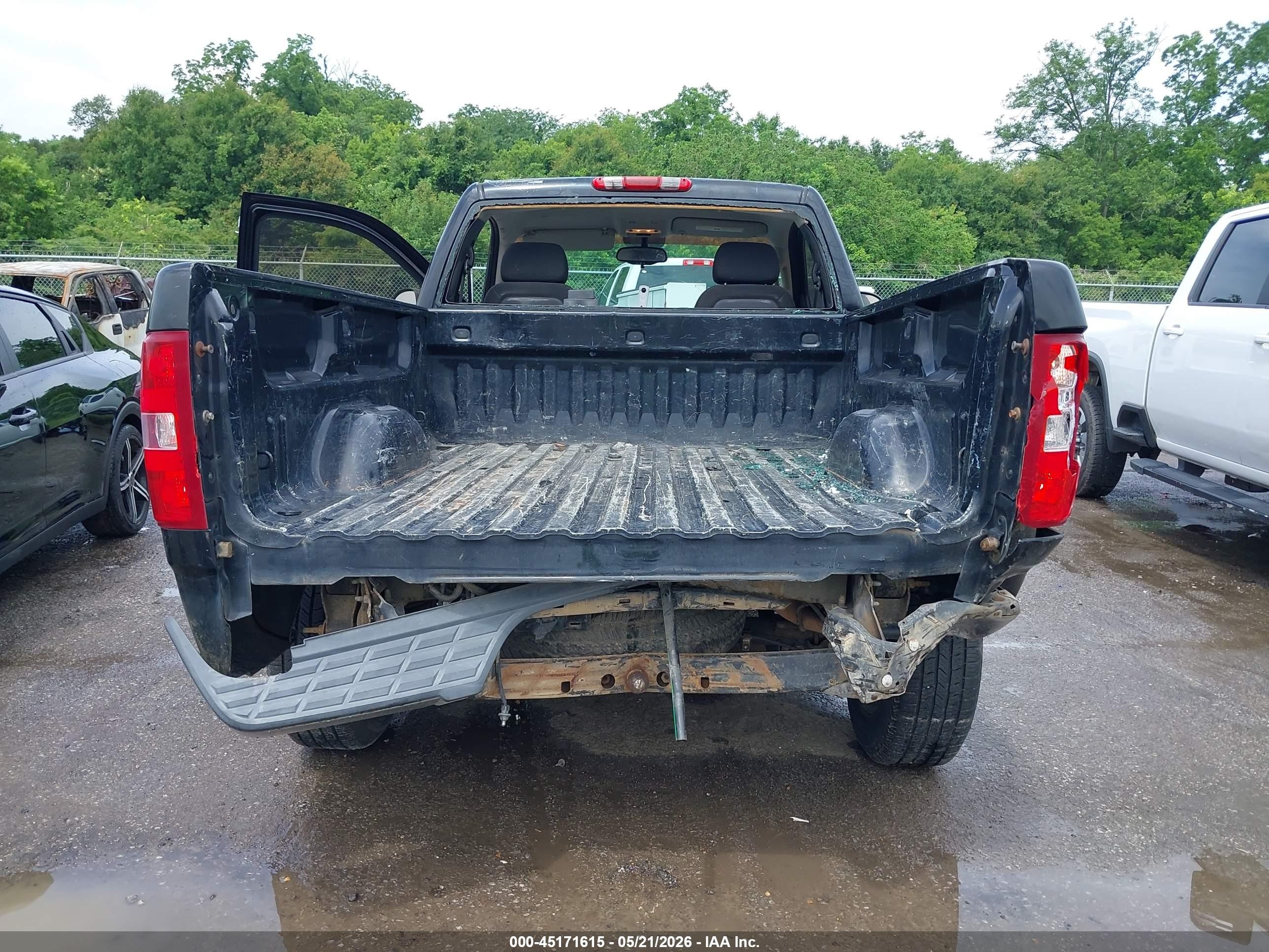 2008 Chevrolet Silverado 1500 Work Truck Black vin: 1GCEC14X28Z326982