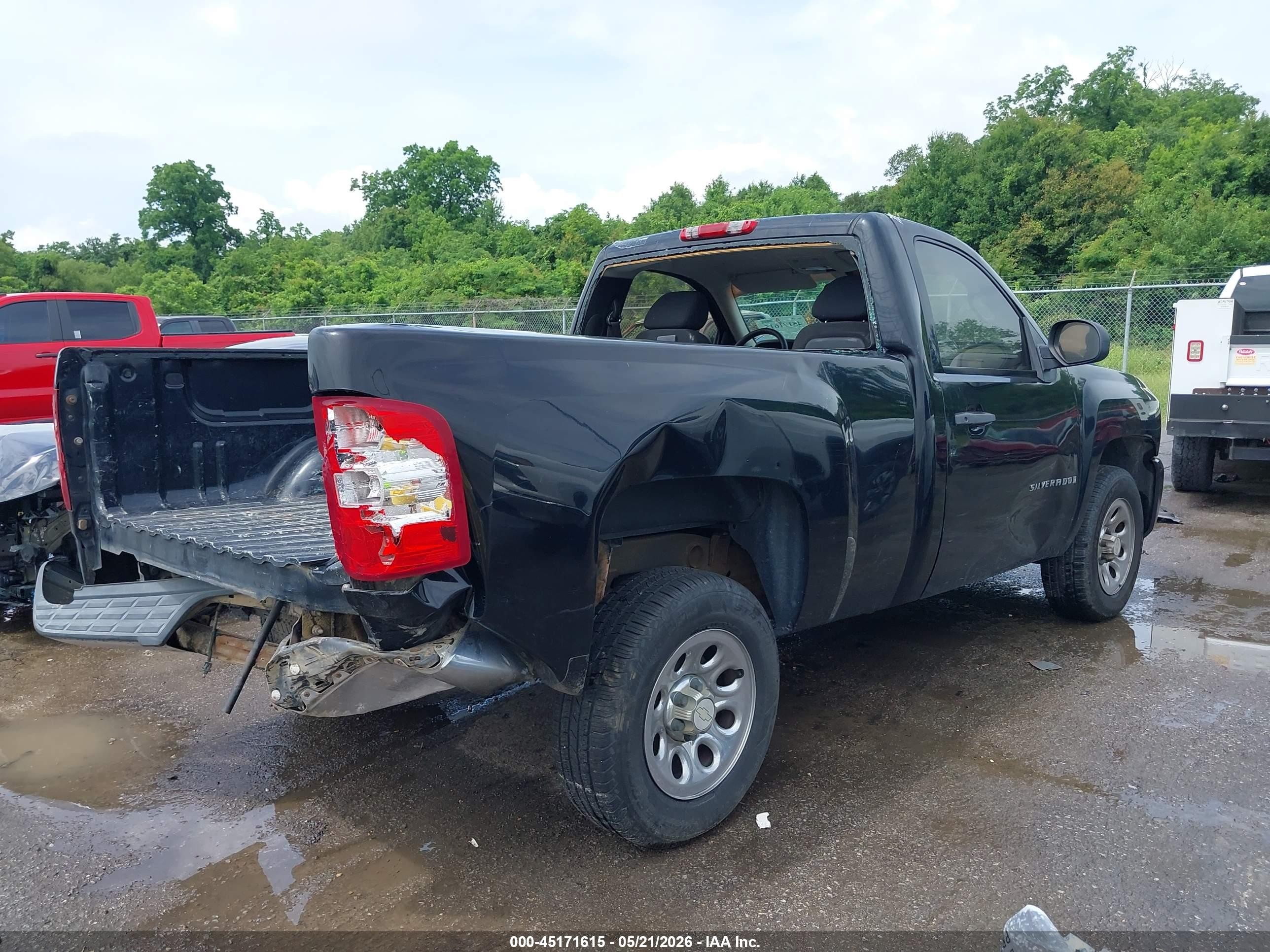 2008 Chevrolet Silverado 1500 Work Truck Black vin: 1GCEC14X28Z326982