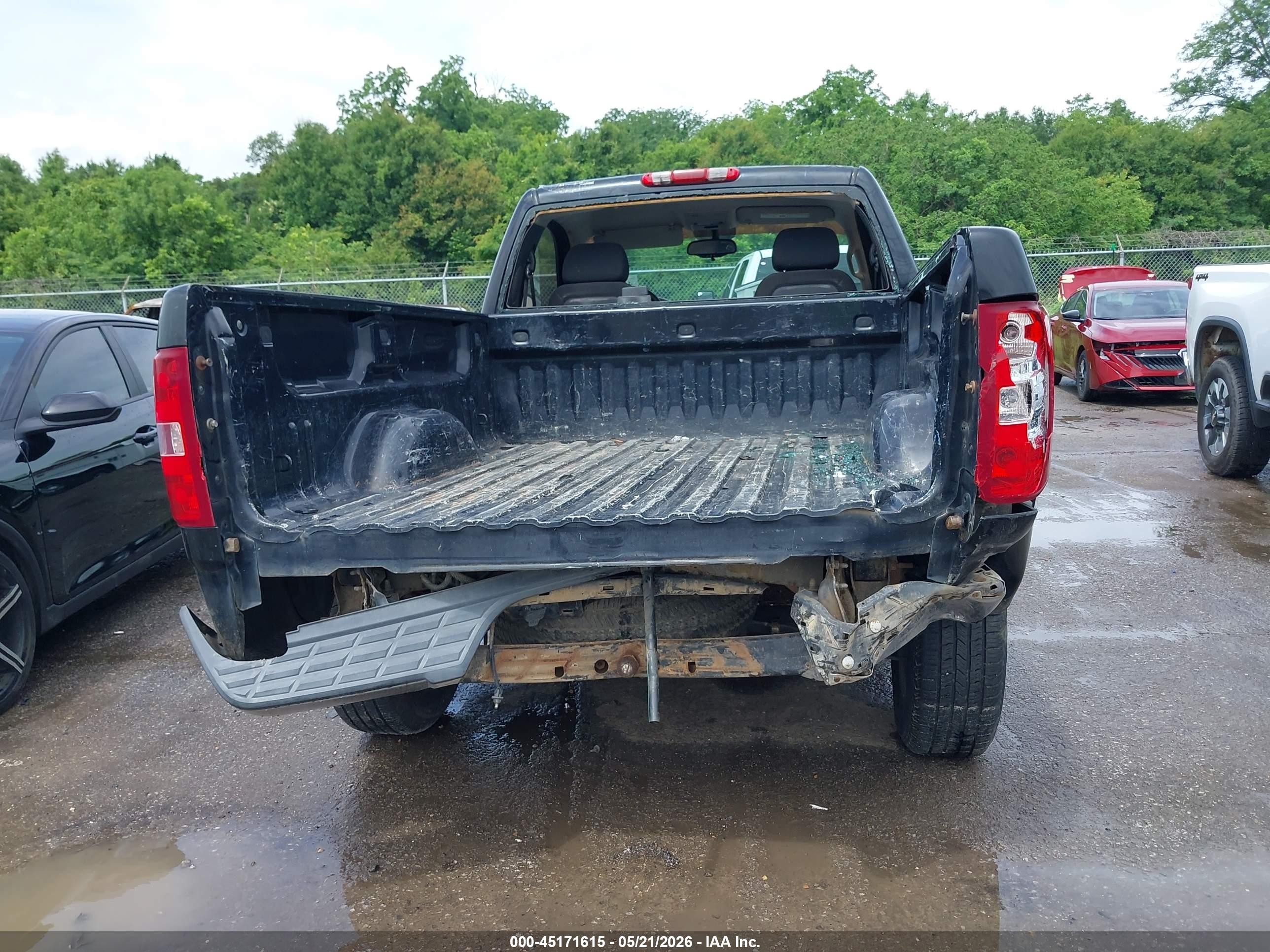 2008 Chevrolet Silverado 1500 Work Truck Black vin: 1GCEC14X28Z326982