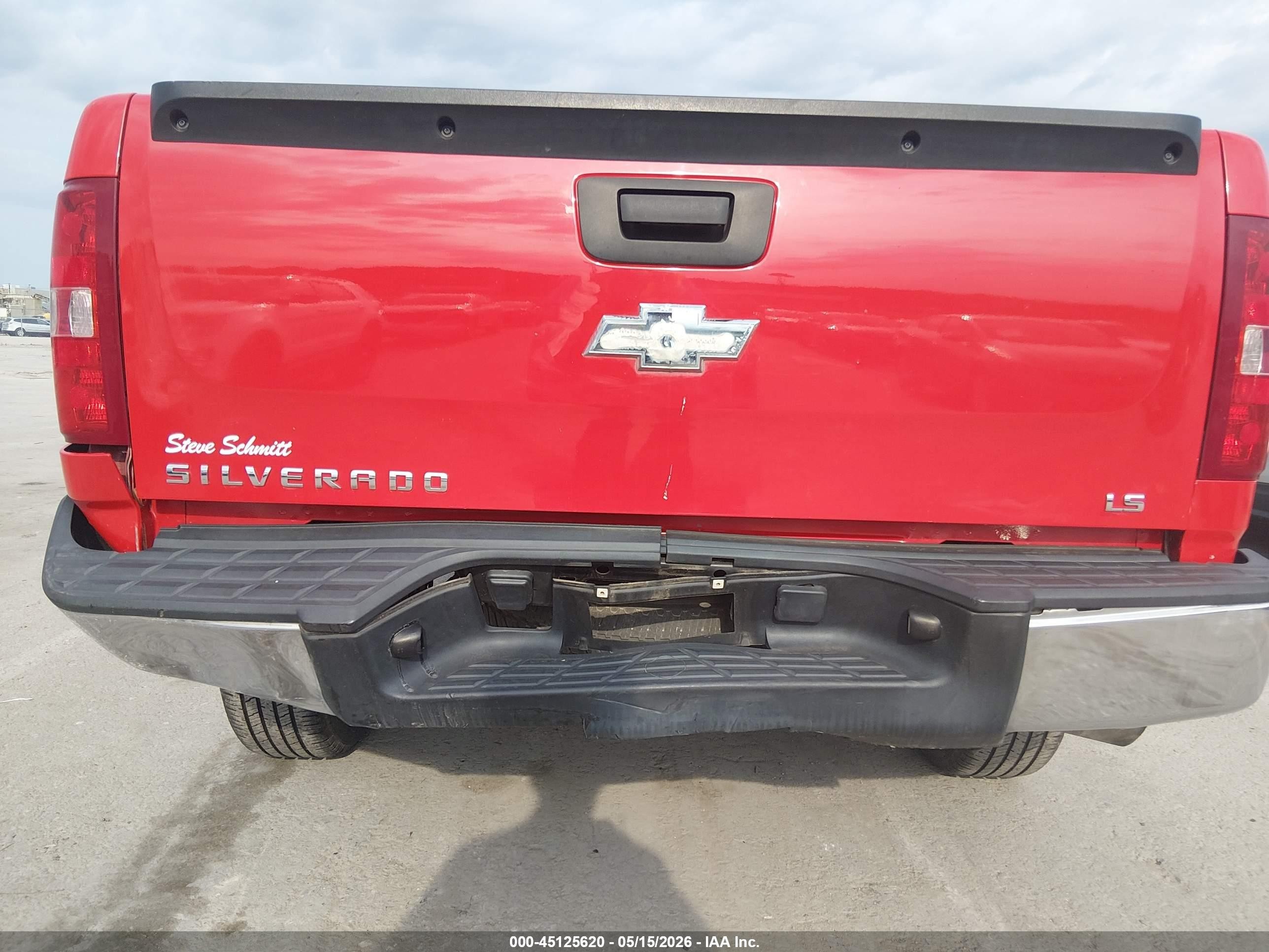 2009 Chevrolet Silverado 1500 Work Truck Red vin: 1GCEC14X29Z156088
