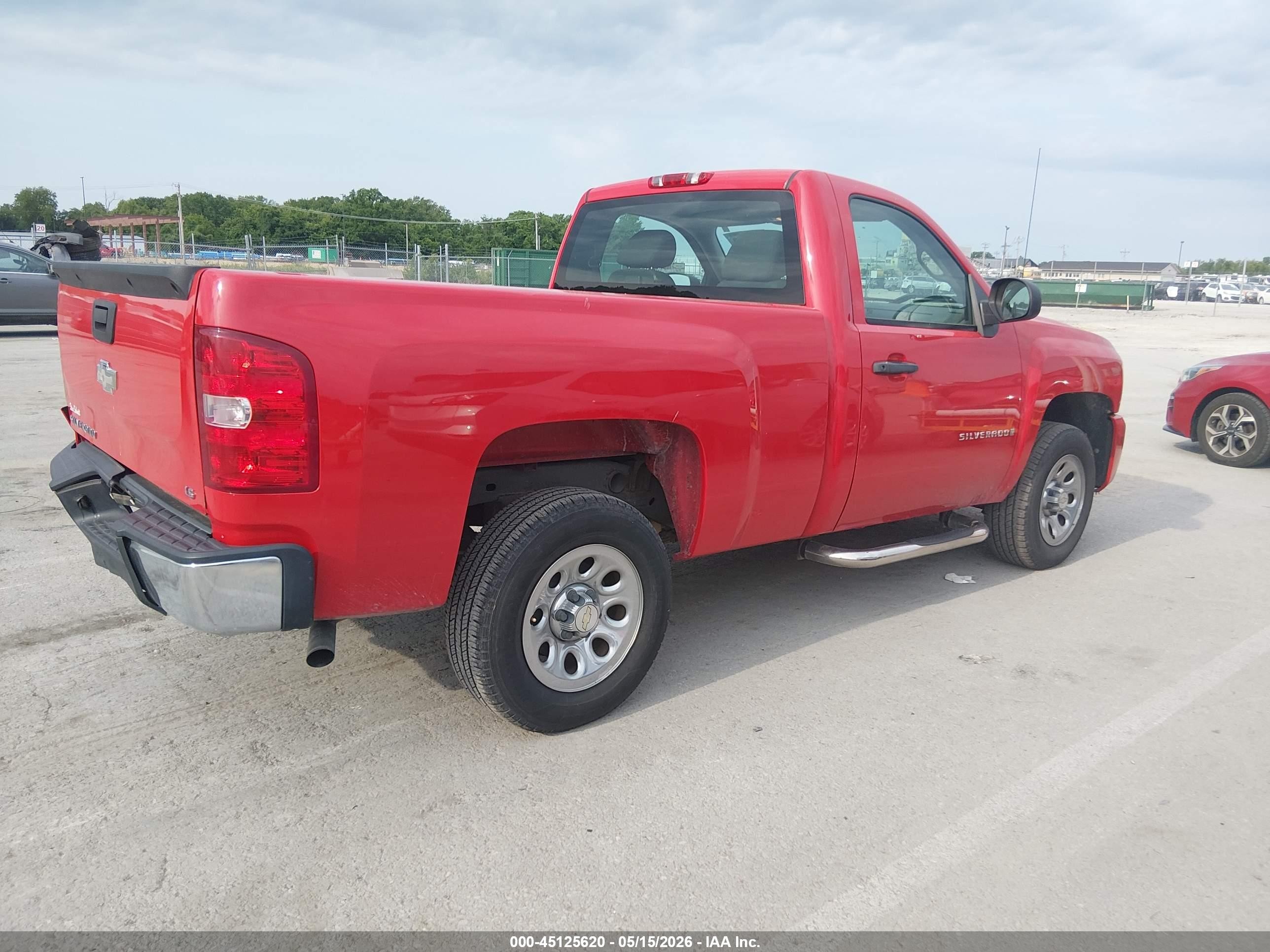 2009 Chevrolet Silverado 1500 Work Truck Red vin: 1GCEC14X29Z156088