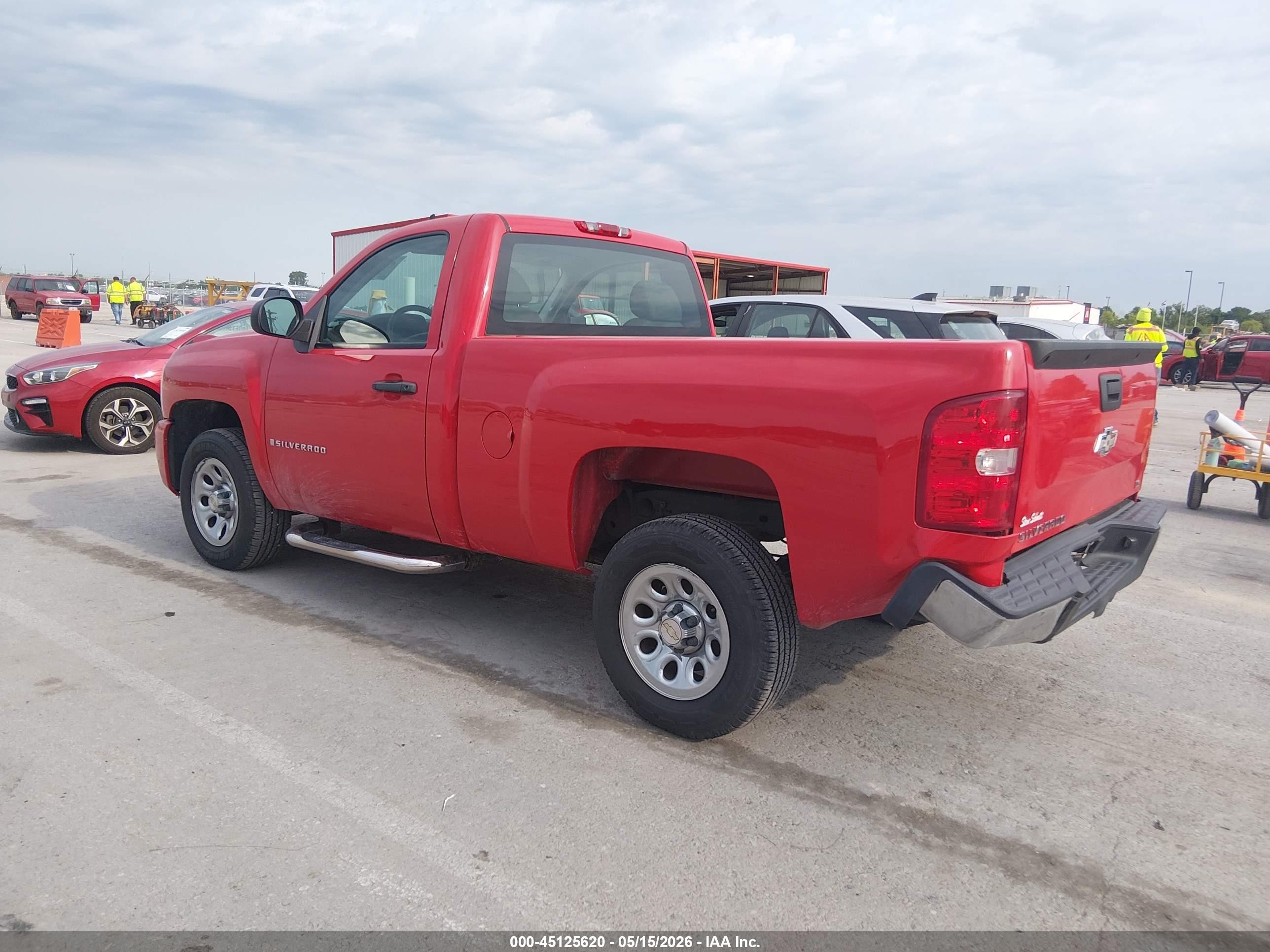 2009 Chevrolet Silverado 1500 Work Truck Red vin: 1GCEC14X29Z156088