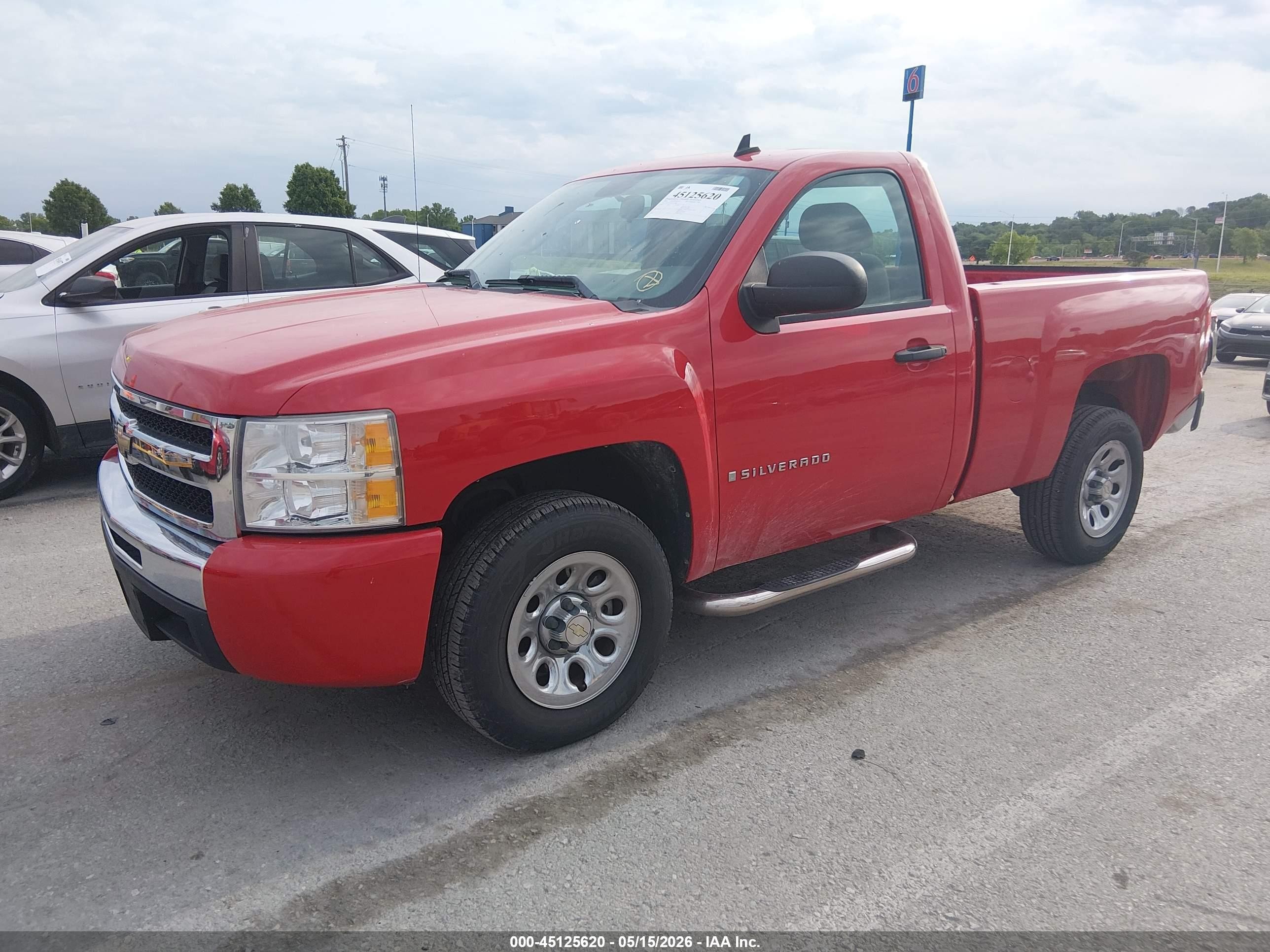 2009 Chevrolet Silverado 1500 Work Truck Red vin: 1GCEC14X29Z156088