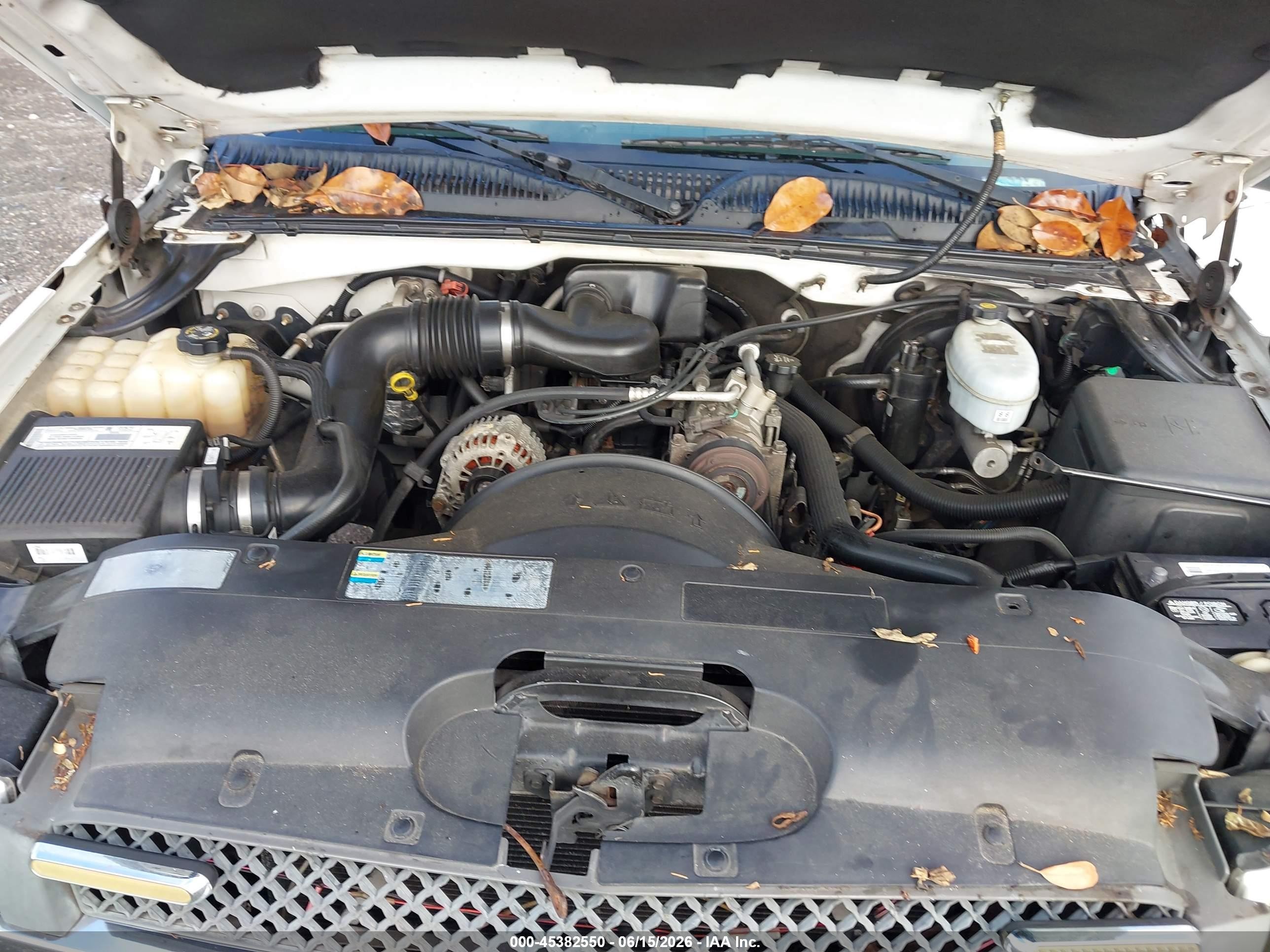 2003 Chevrolet Silverado 1500 Work Truck White vin: 1GCEC14X33Z297095
