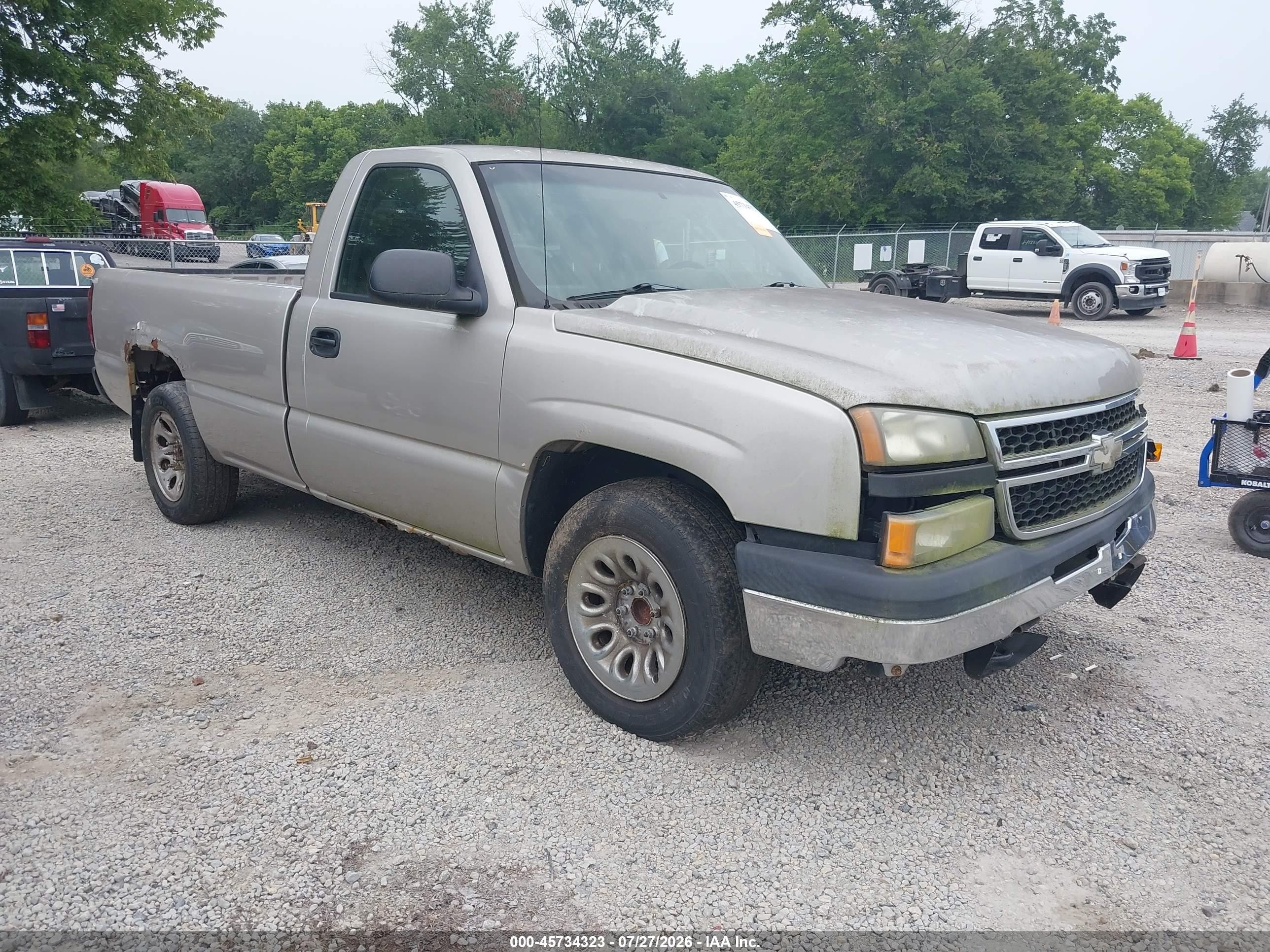 2006 Chevrolet Silverado 1500 Work Truck Tan vin: 1GCEC14X36Z147539