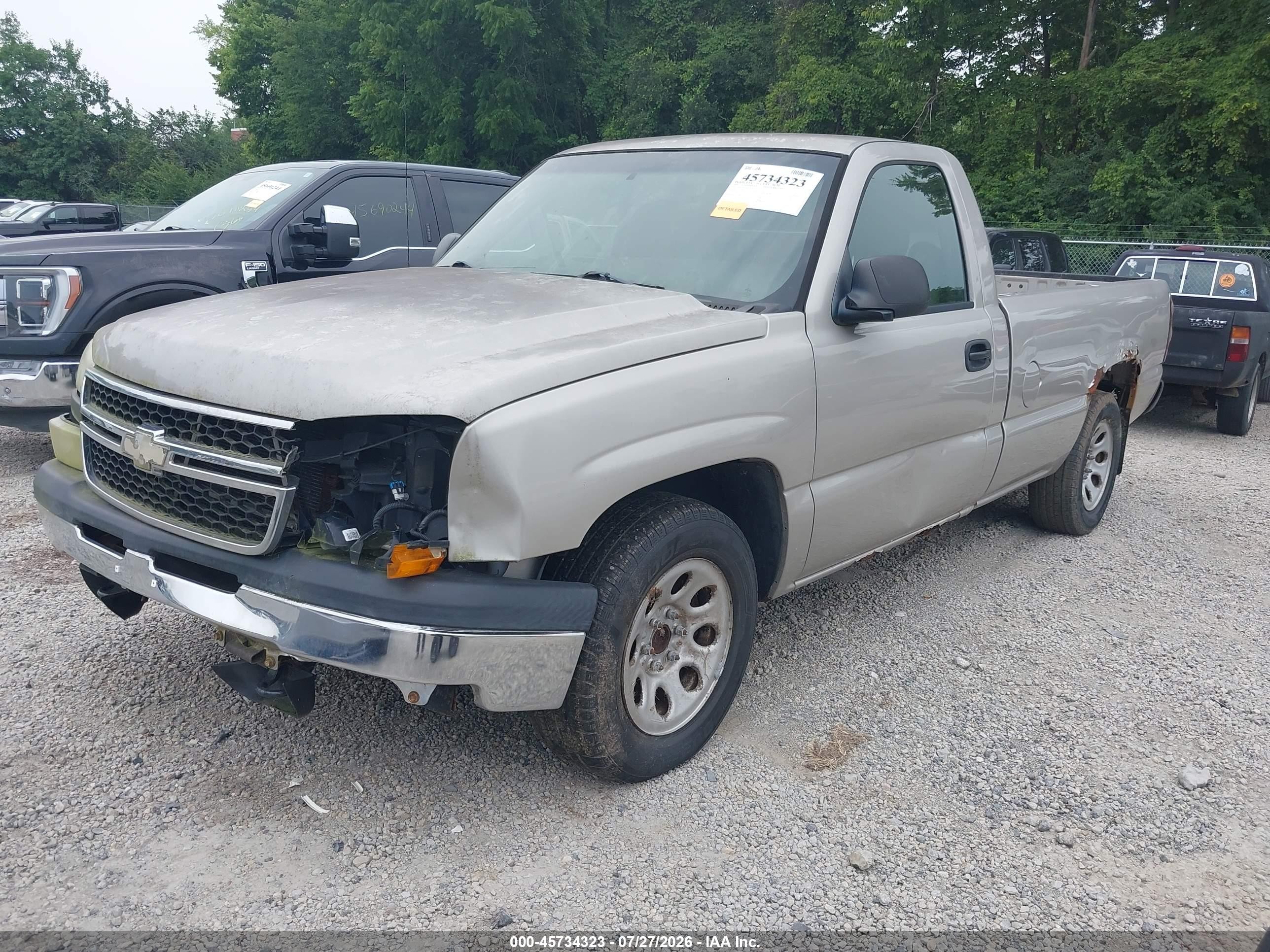2006 Chevrolet Silverado 1500 Work Truck Tan vin: 1GCEC14X36Z147539